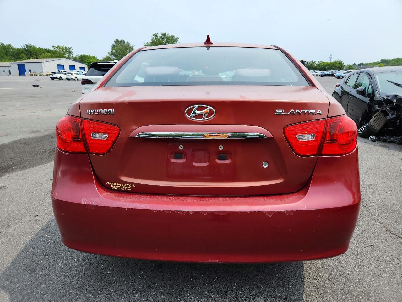 2009 Hyundai Elantra Se Red vin: KMHDU46D39U816421