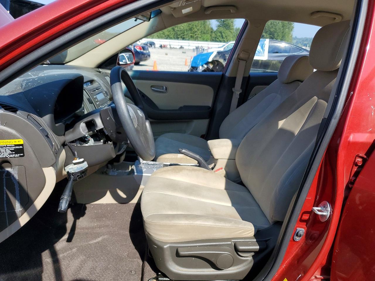 2009 Hyundai Elantra Gls Red vin: KMHDU46D39U824938