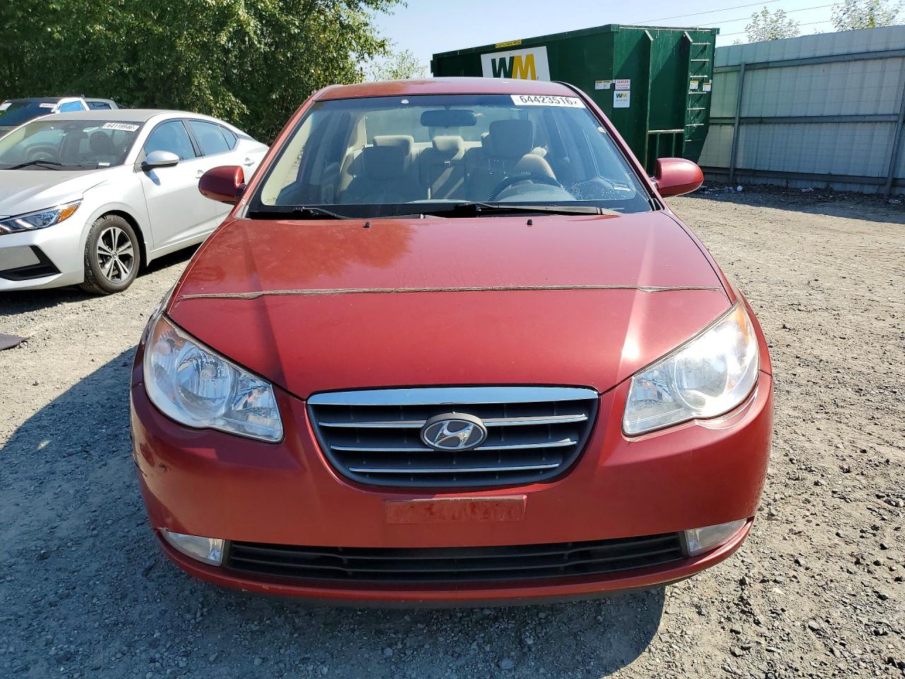 2009 Hyundai Elantra Gls Red vin: KMHDU46D39U824938