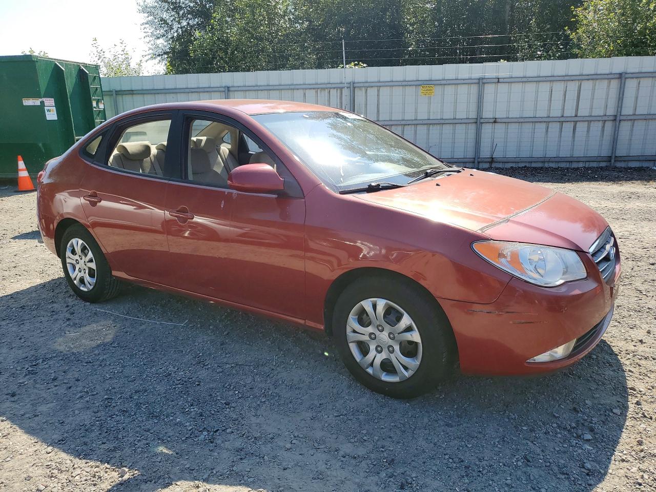 2009 Hyundai Elantra Gls Red vin: KMHDU46D39U824938