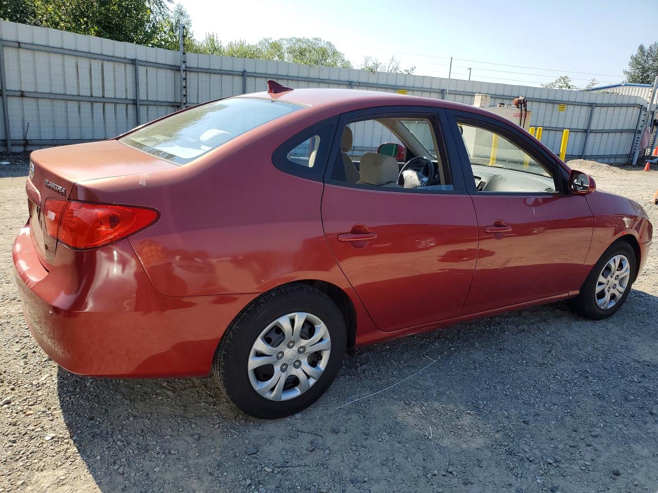 2009 Hyundai Elantra Gls Red vin: KMHDU46D39U824938