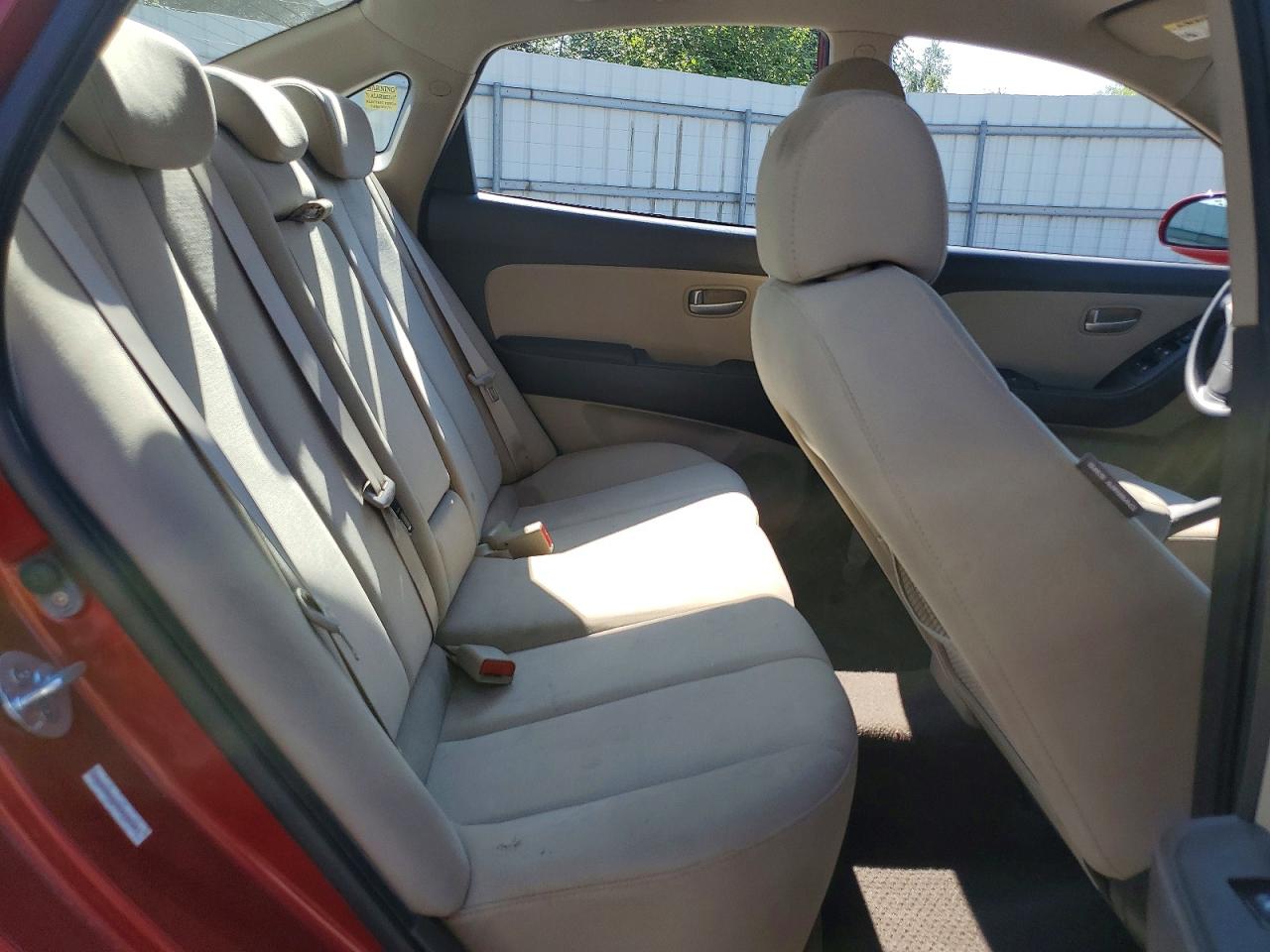 2009 Hyundai Elantra Gls Red vin: KMHDU46D39U824938
