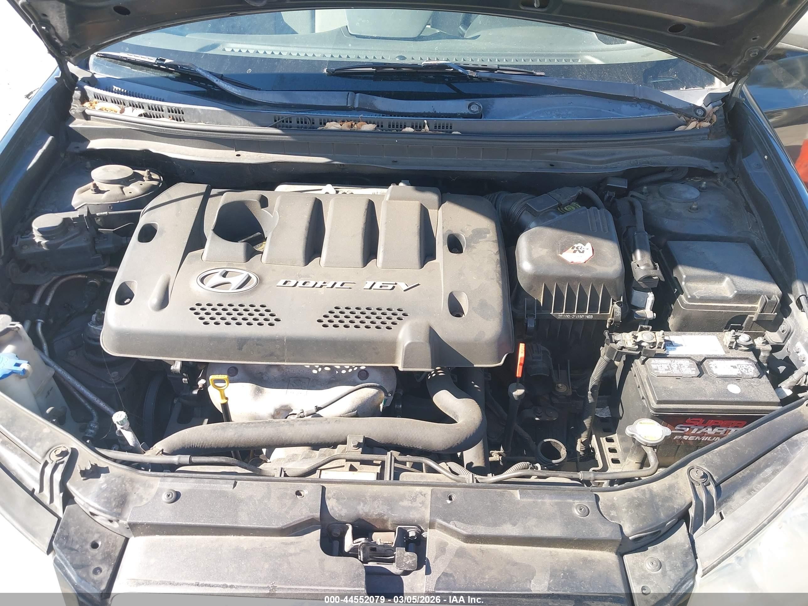 2007 Hyundai Elantra Gls/limited/se Black vin: KMHDU46D47U048980