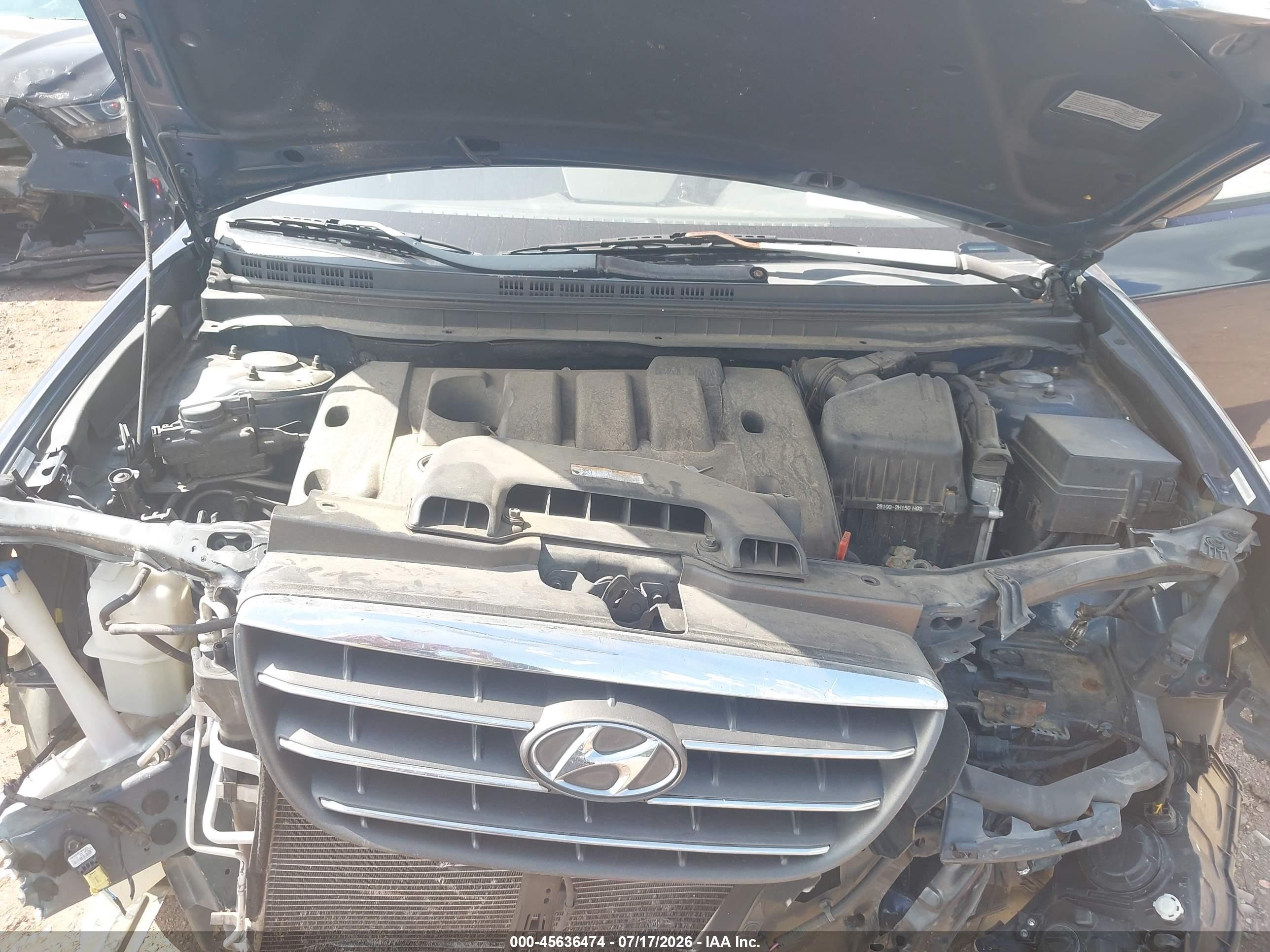 2007 Hyundai Elantra Gls/ltd/se Navy vin: KMHDU46D47U056190