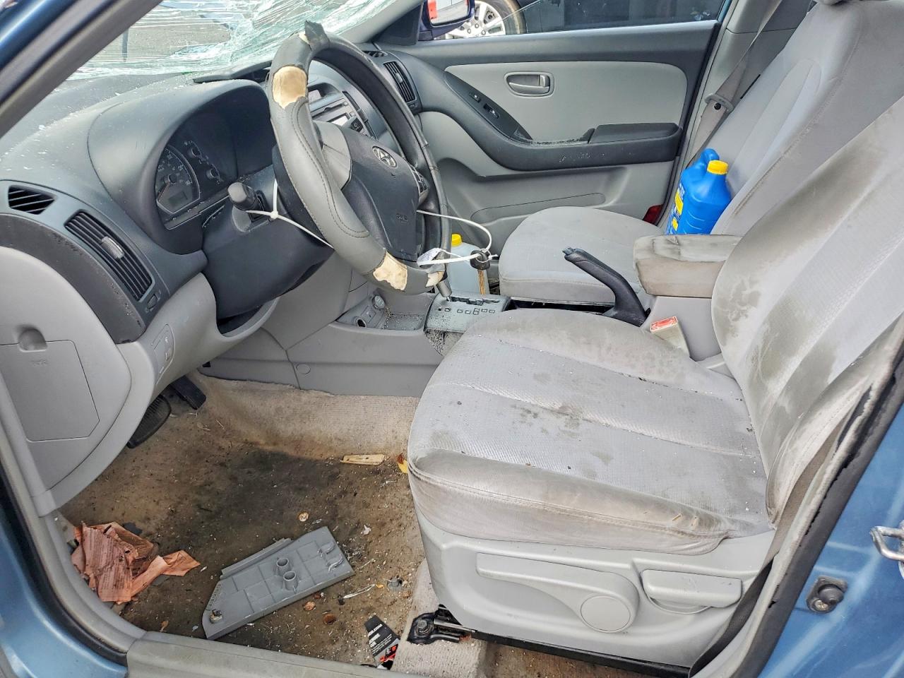 2007 Hyundai Elantra Gls Blue vin: KMHDU46D47U176135