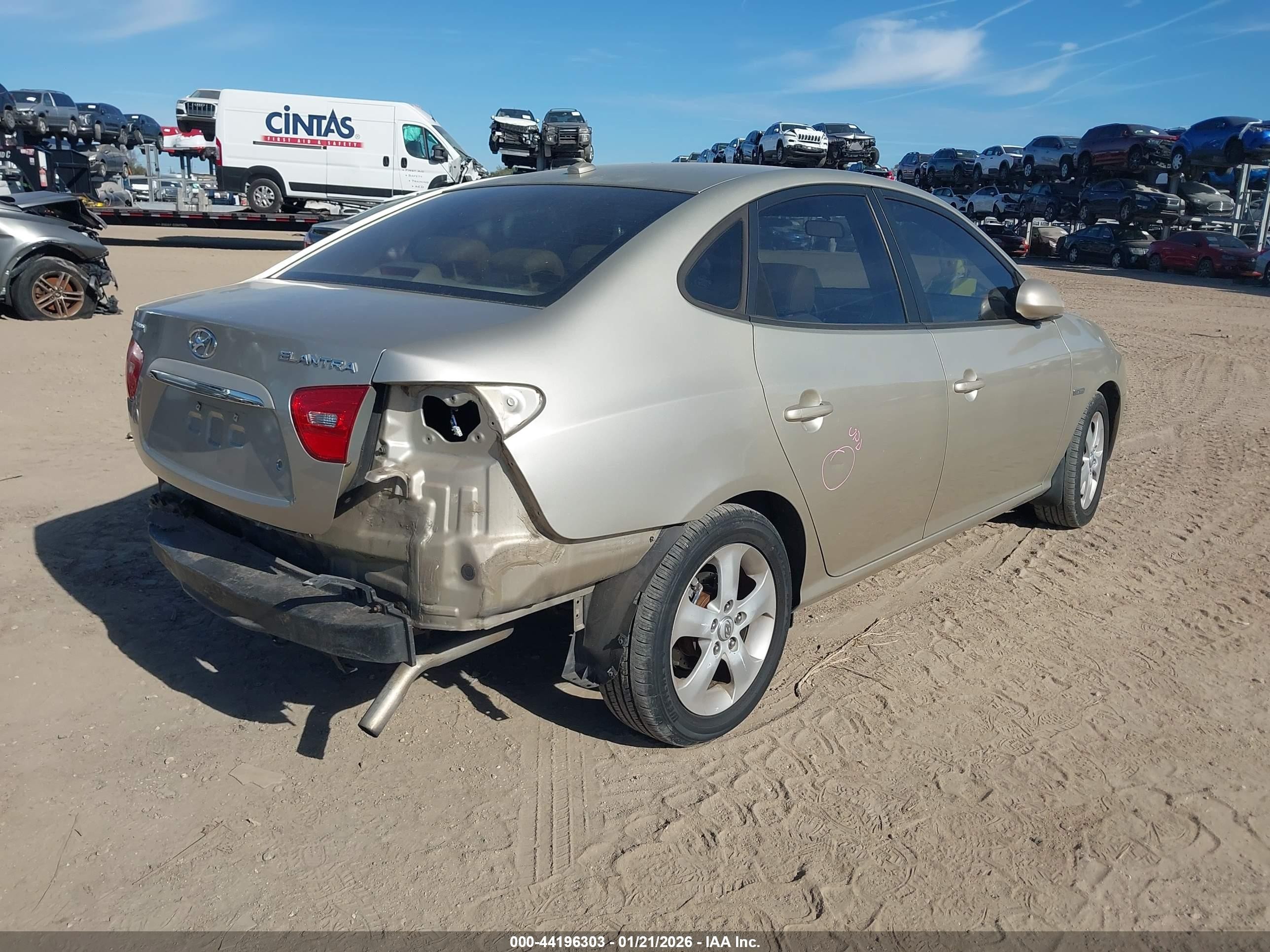 2007 Hyundai Elantra Gls/limited/se Pewter vin: KMHDU46D47U196661