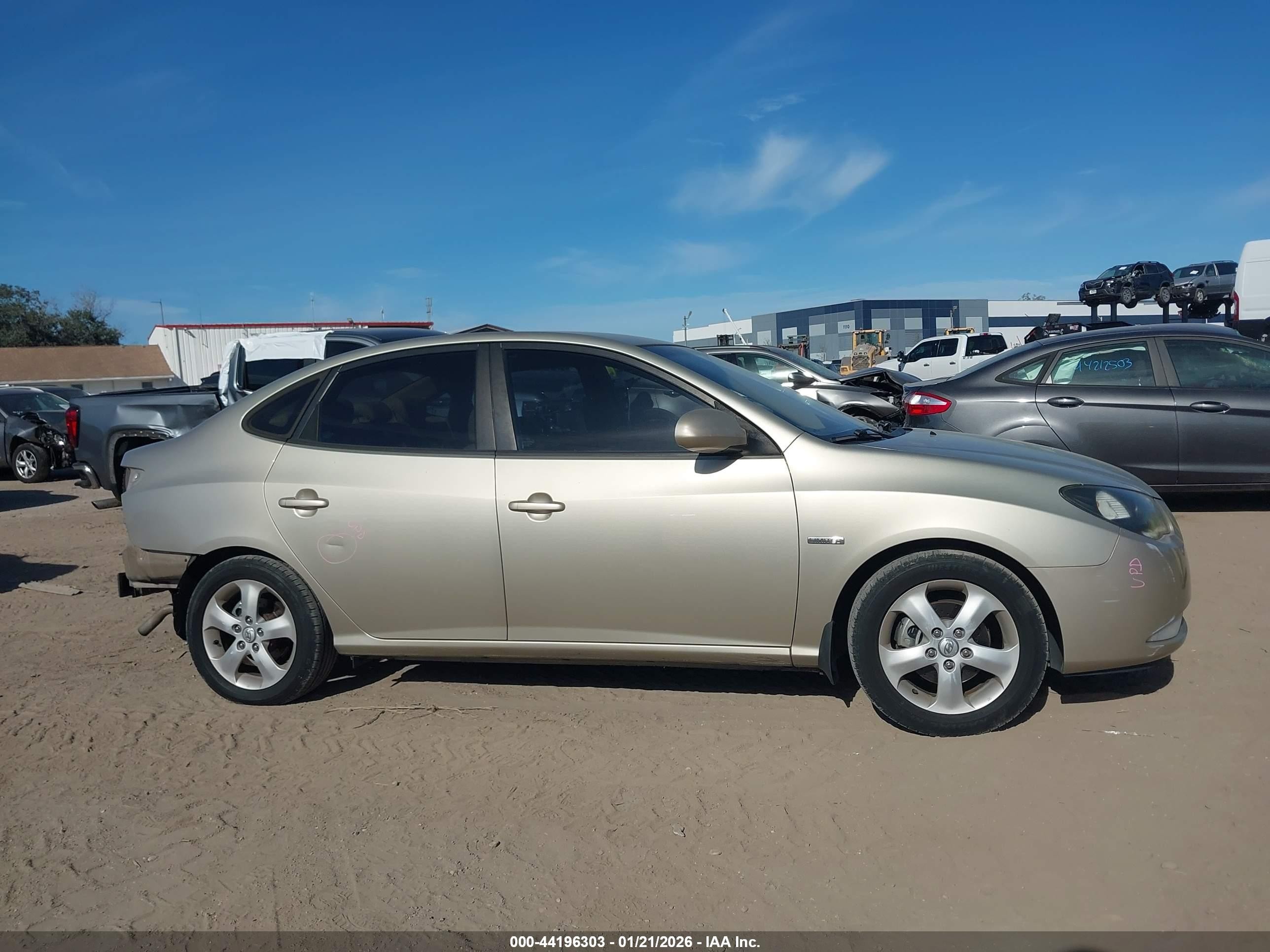 2007 Hyundai Elantra Gls/limited/se Pewter vin: KMHDU46D47U196661