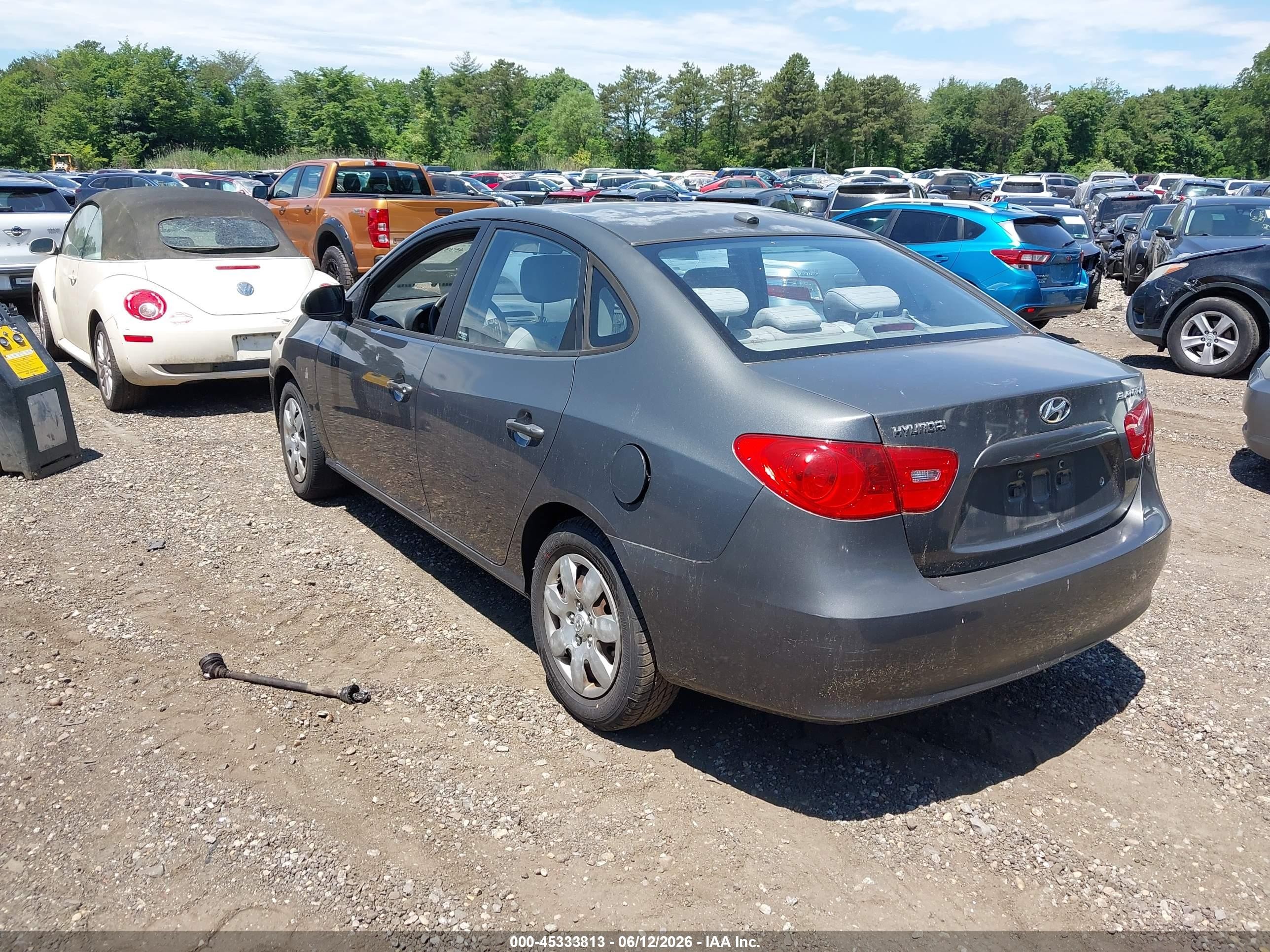 2007 Hyundai Elantra Gls/limited/ltd/se Beige vin: KMHDU46D47U254199