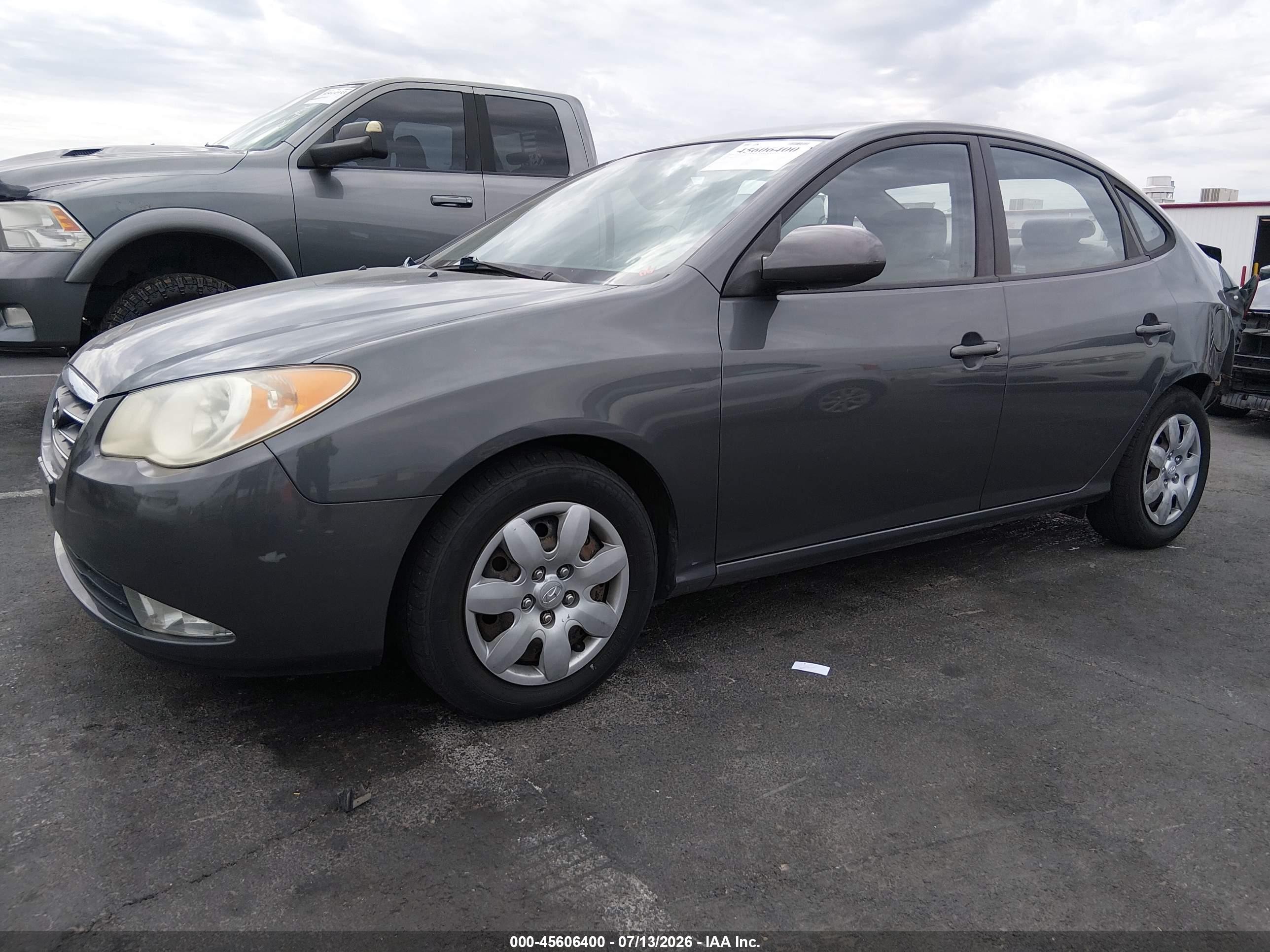 2007 Hyundai Elantra Gls/ltd/se Gray vin: KMHDU46D47U254705