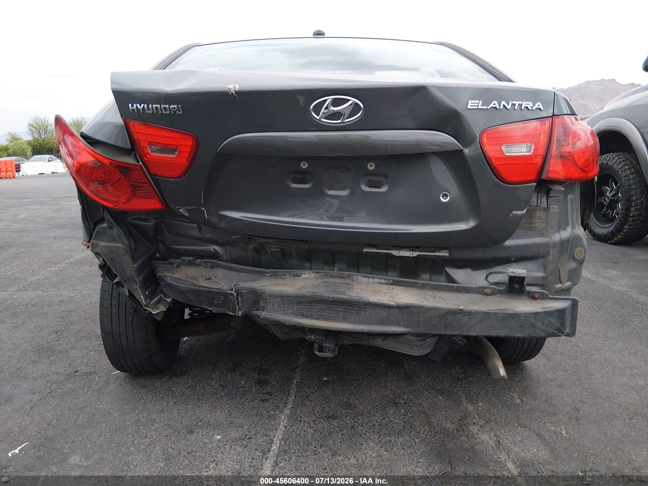 2007 Hyundai Elantra Gls/ltd/se Gray vin: KMHDU46D47U254705