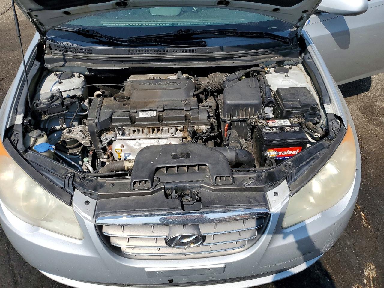 2008 Hyundai Elantra Gls Silver vin: KMHDU46D48U285826