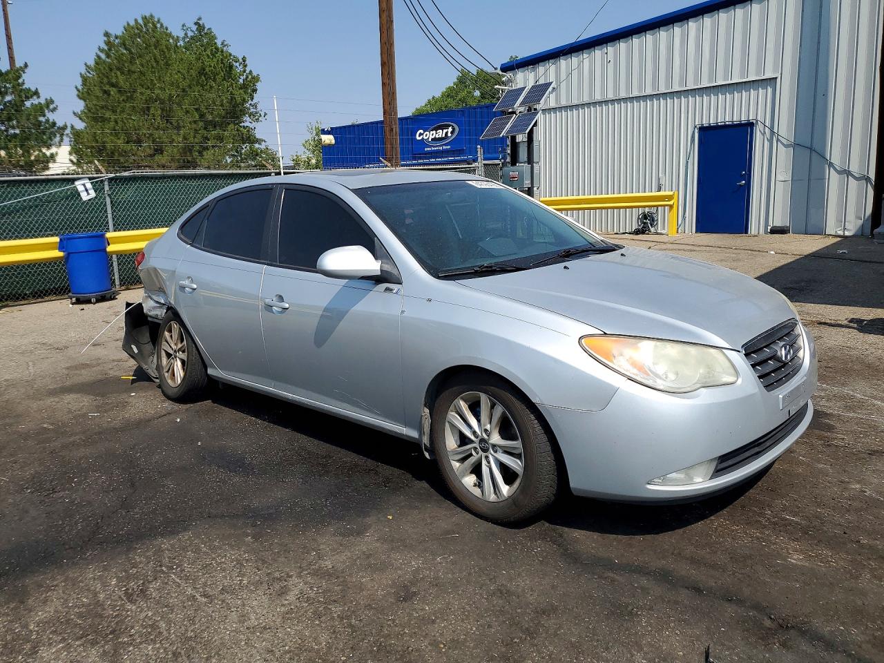 2008 Hyundai Elantra Gls Silver vin: KMHDU46D48U285826