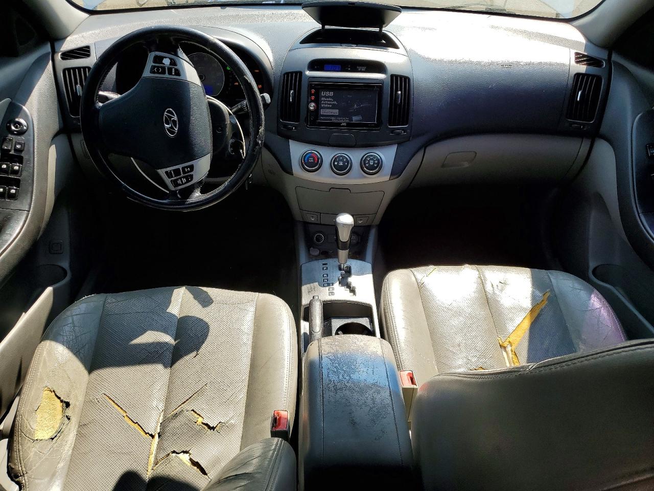 2008 Hyundai Elantra Gls Silver vin: KMHDU46D48U285826