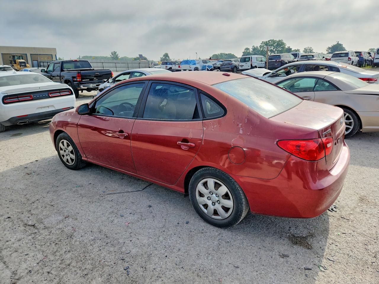 2008 Hyundai Elantra Gls Red vin: KMHDU46D48U342588