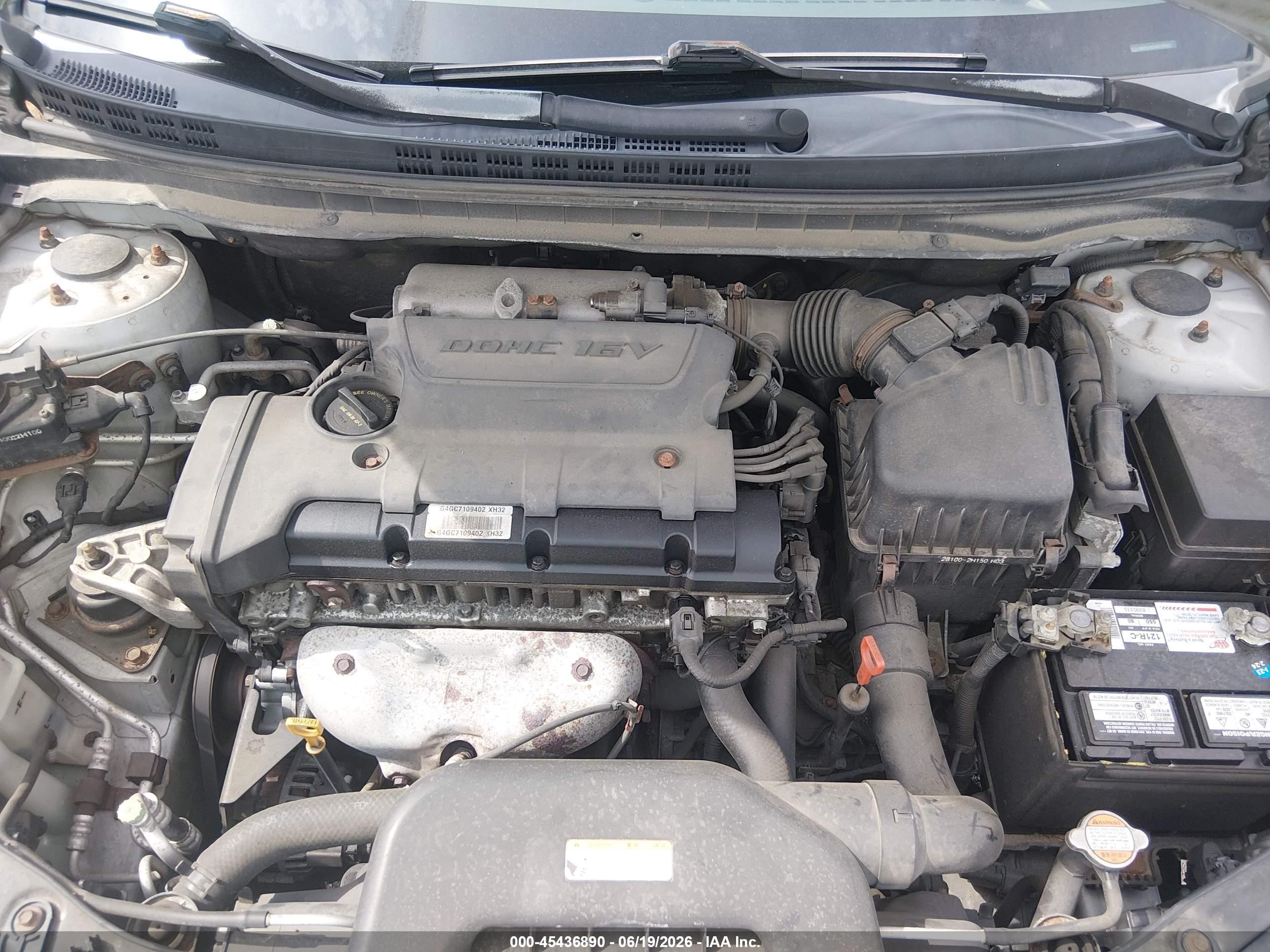 2008 Hyundai Elantra Gls/se Silver vin: KMHDU46D48U389622