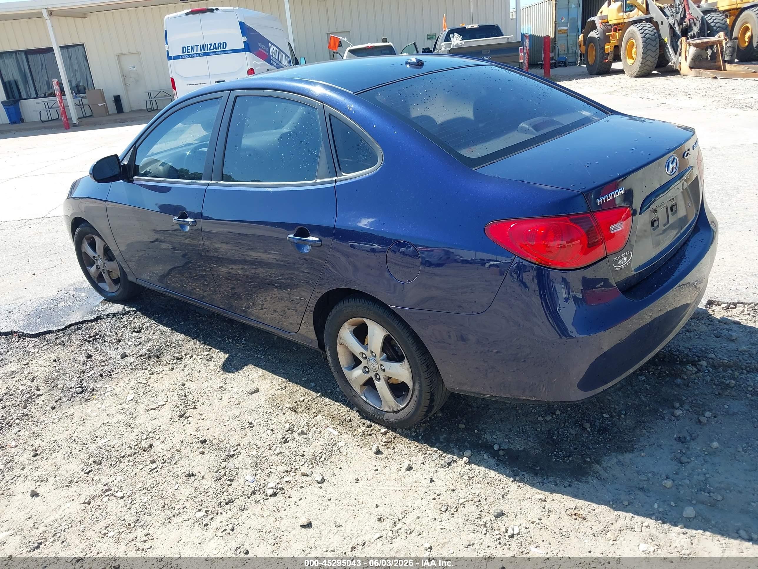2008 Hyundai Elantra Gls/se Blue vin: KMHDU46D48U391032