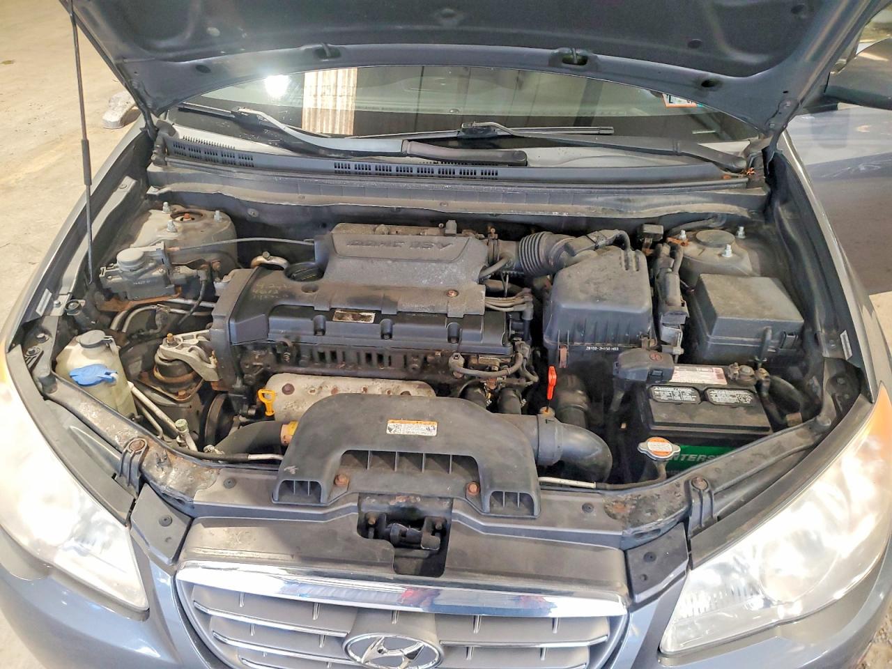 2008 Hyundai Elantra Gls Серый vin: KMHDU46D48U433800