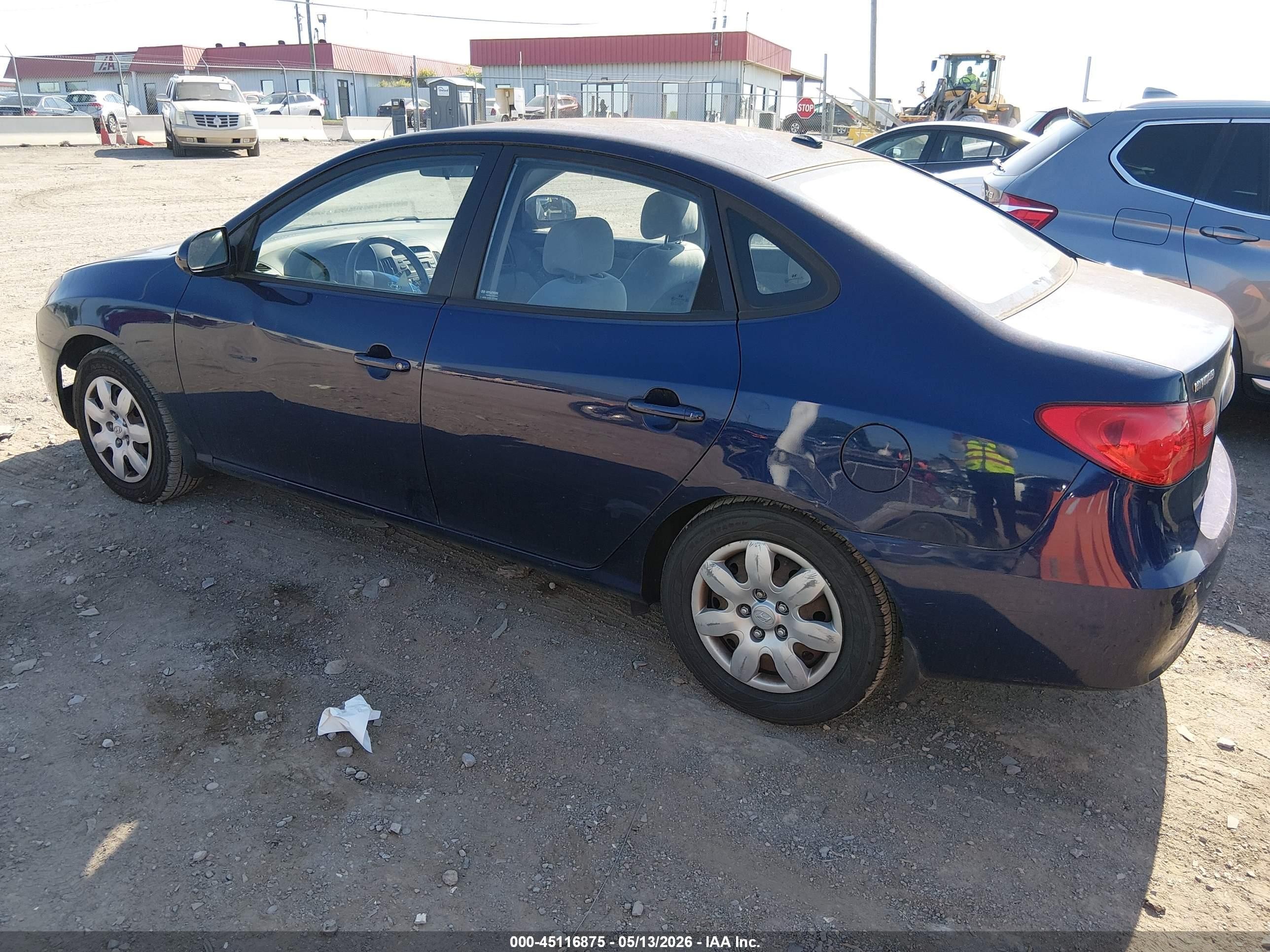 2008 Hyundai Elantra Gls/se Blue vin: KMHDU46D48U446255