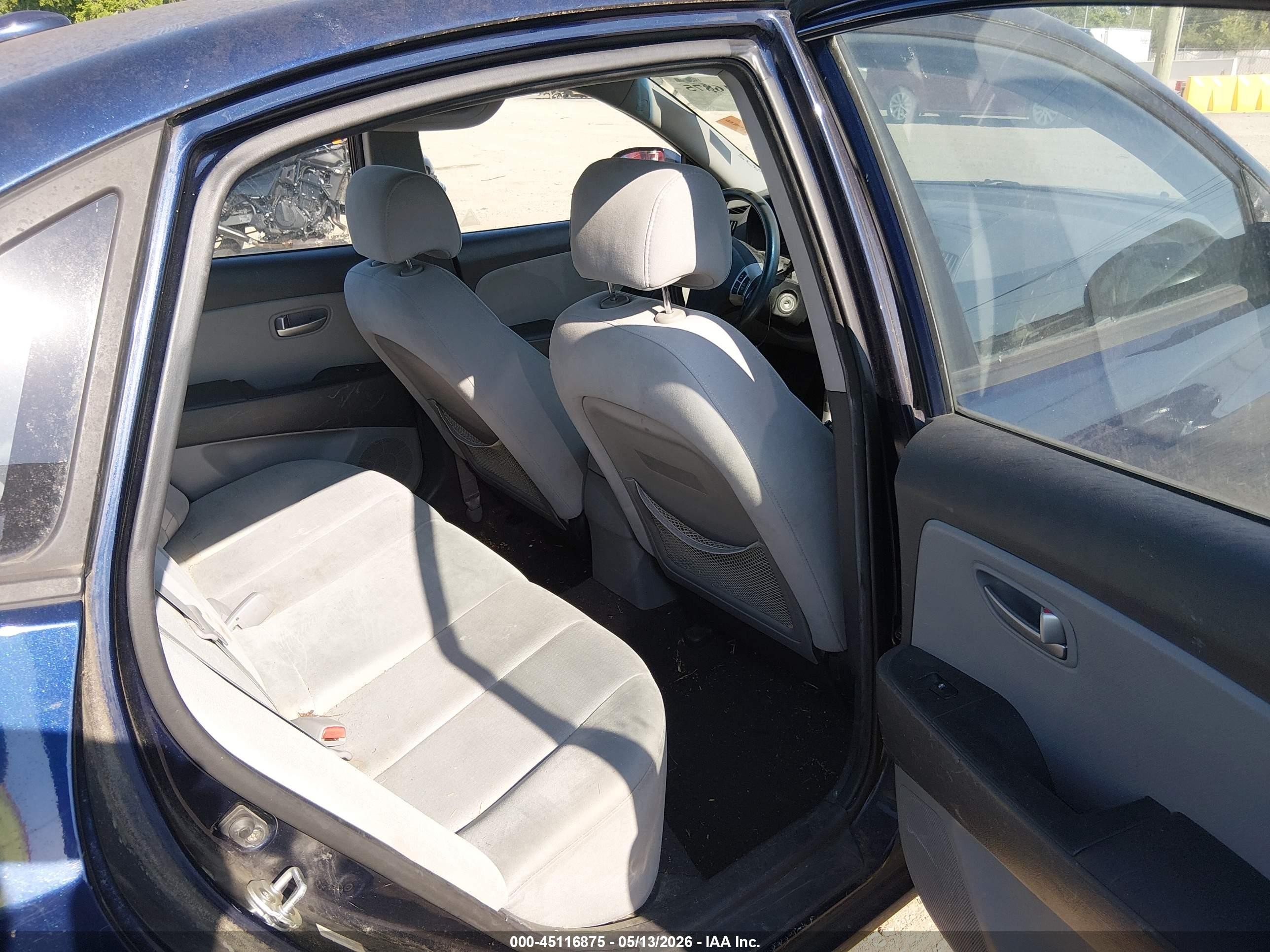 2008 Hyundai Elantra Gls/se Blue vin: KMHDU46D48U446255