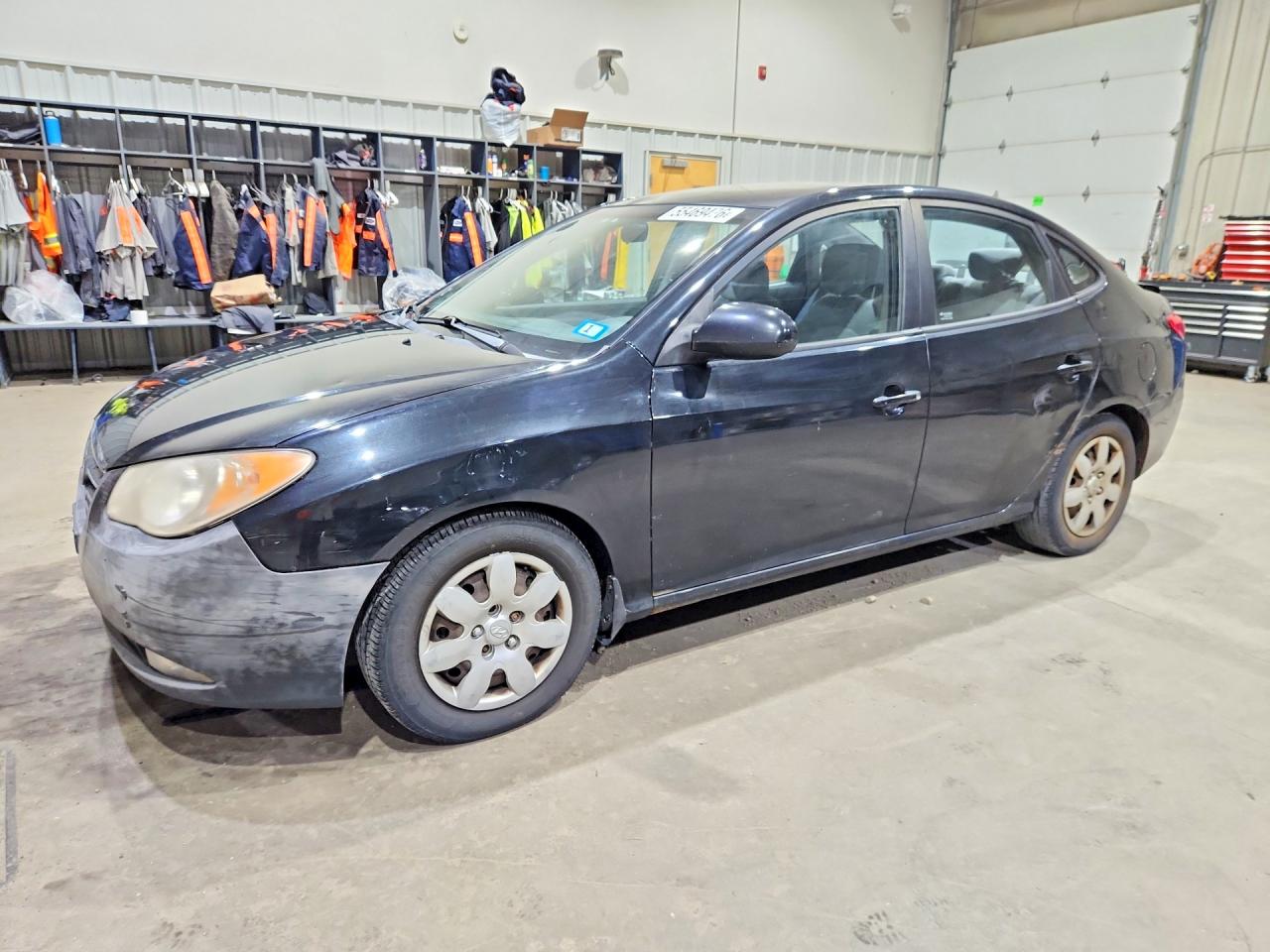 2008 Hyundai Elantra Gls Black vin: KMHDU46D48U489154
