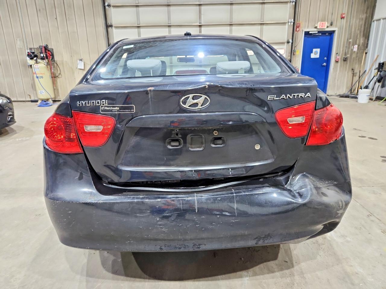 2008 Hyundai Elantra Gls Black vin: KMHDU46D48U489154