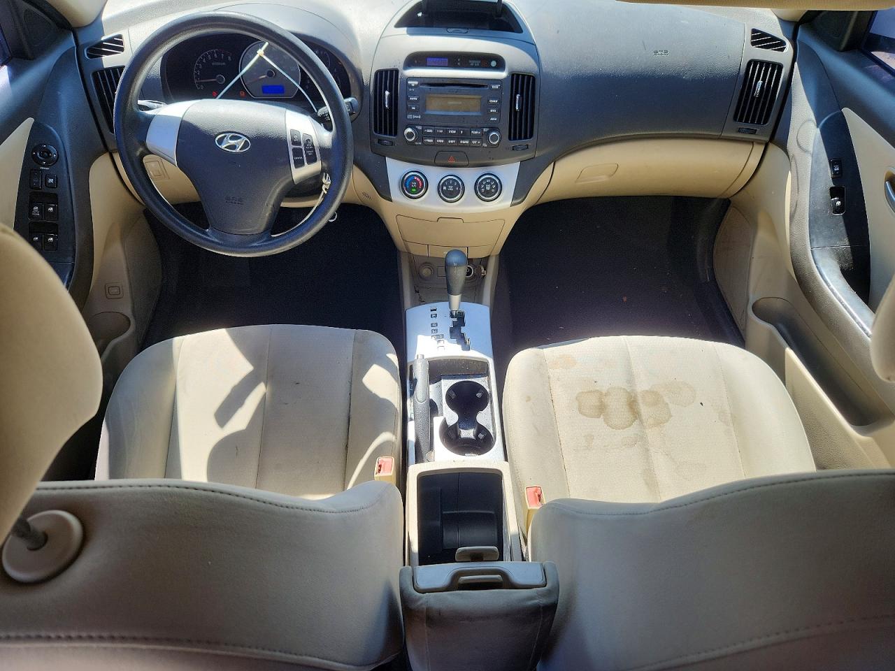 2008 Hyundai Elantra Gls White vin: KMHDU46D48U493981