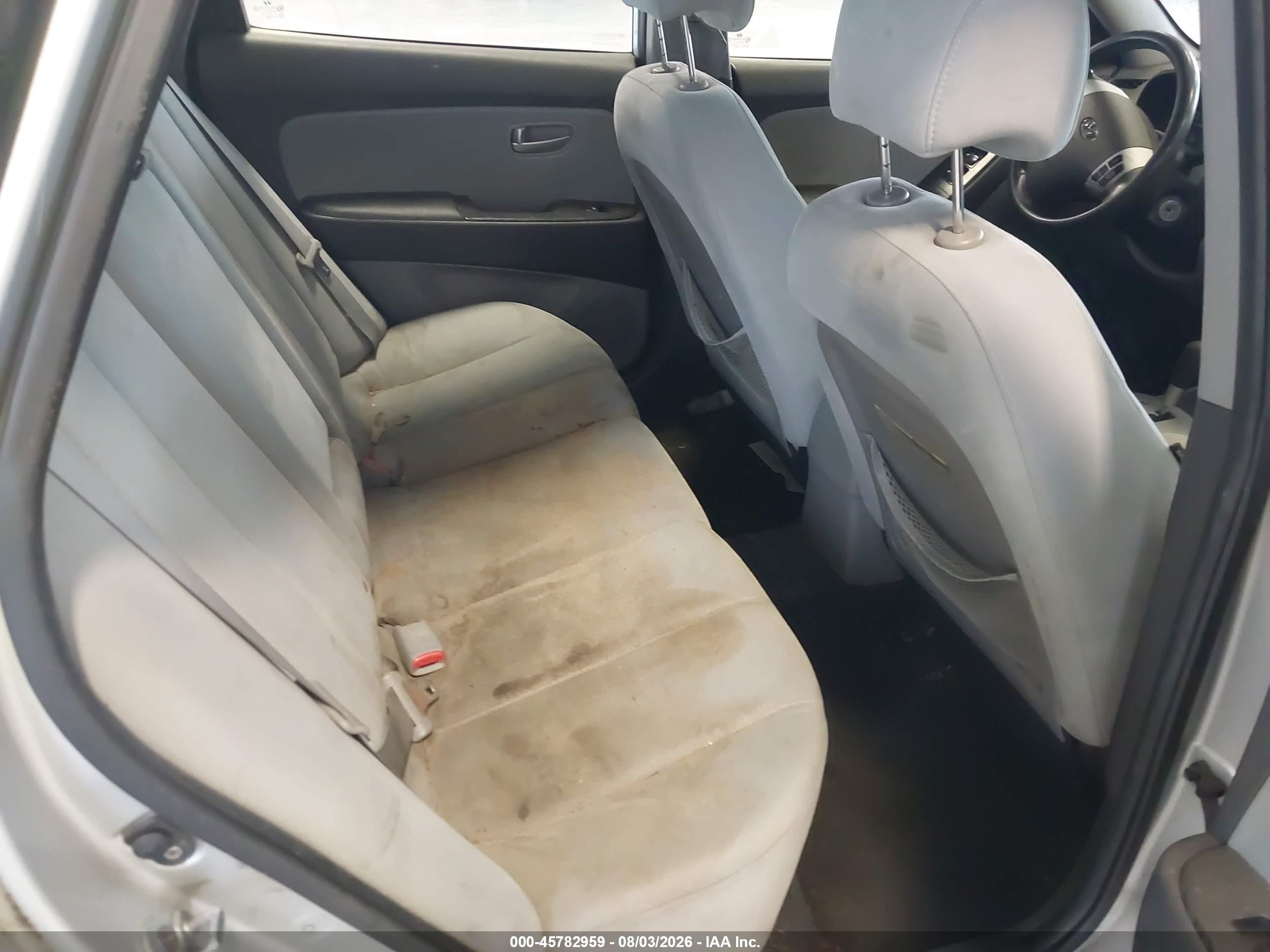 2008 Hyundai Elantra Gls/se Silver vin: KMHDU46D48U501836