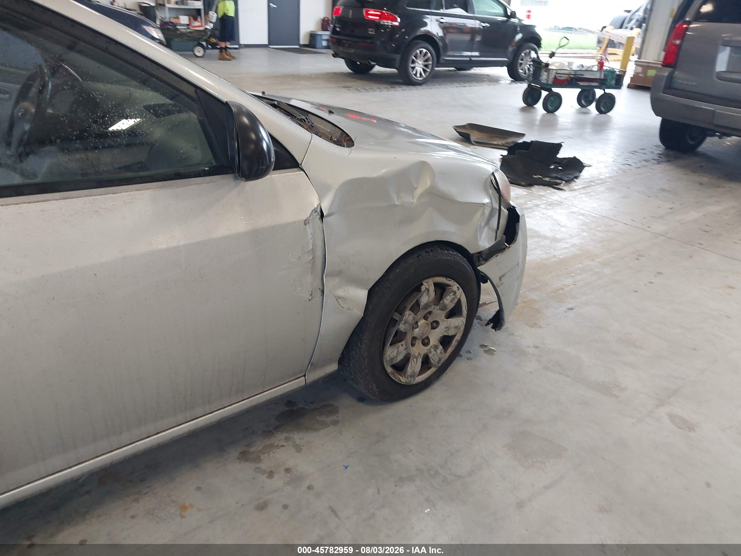 2008 Hyundai Elantra Gls/se Silver vin: KMHDU46D48U501836
