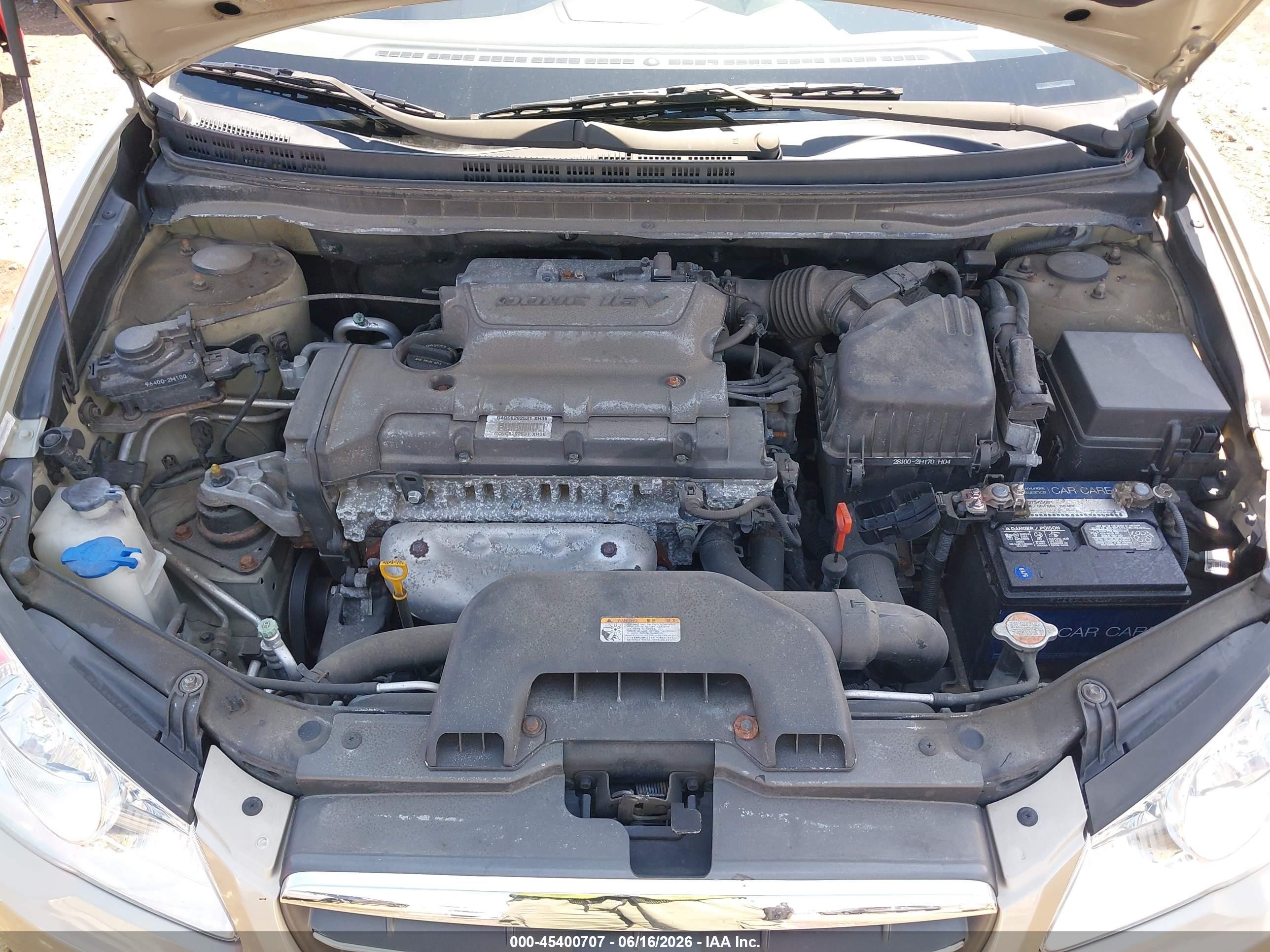 2008 Hyundai Elantra Gls/se Gold vin: KMHDU46D48U557341