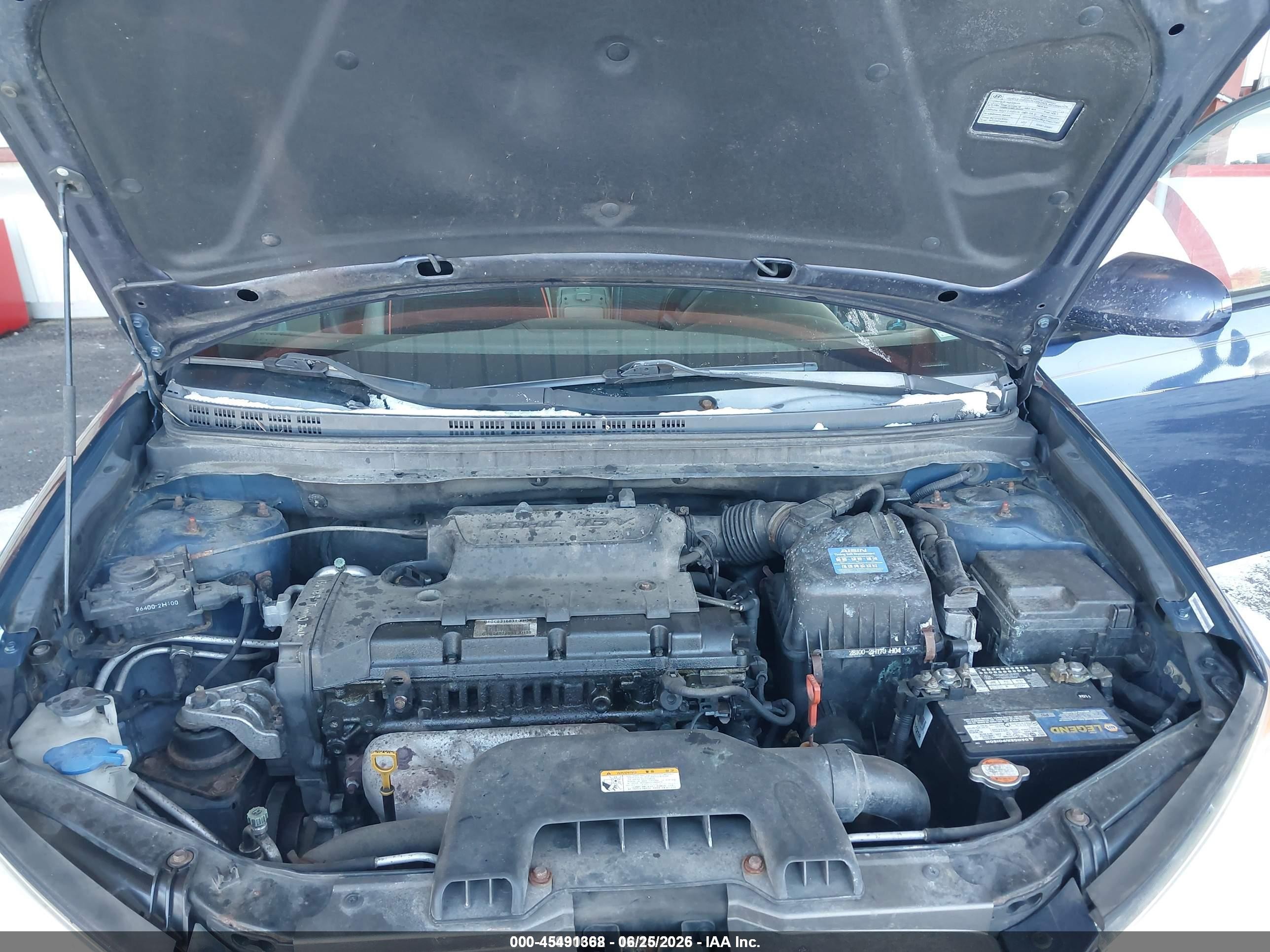 2008 Hyundai Elantra Gls/se Blue vin: KMHDU46D48U579047