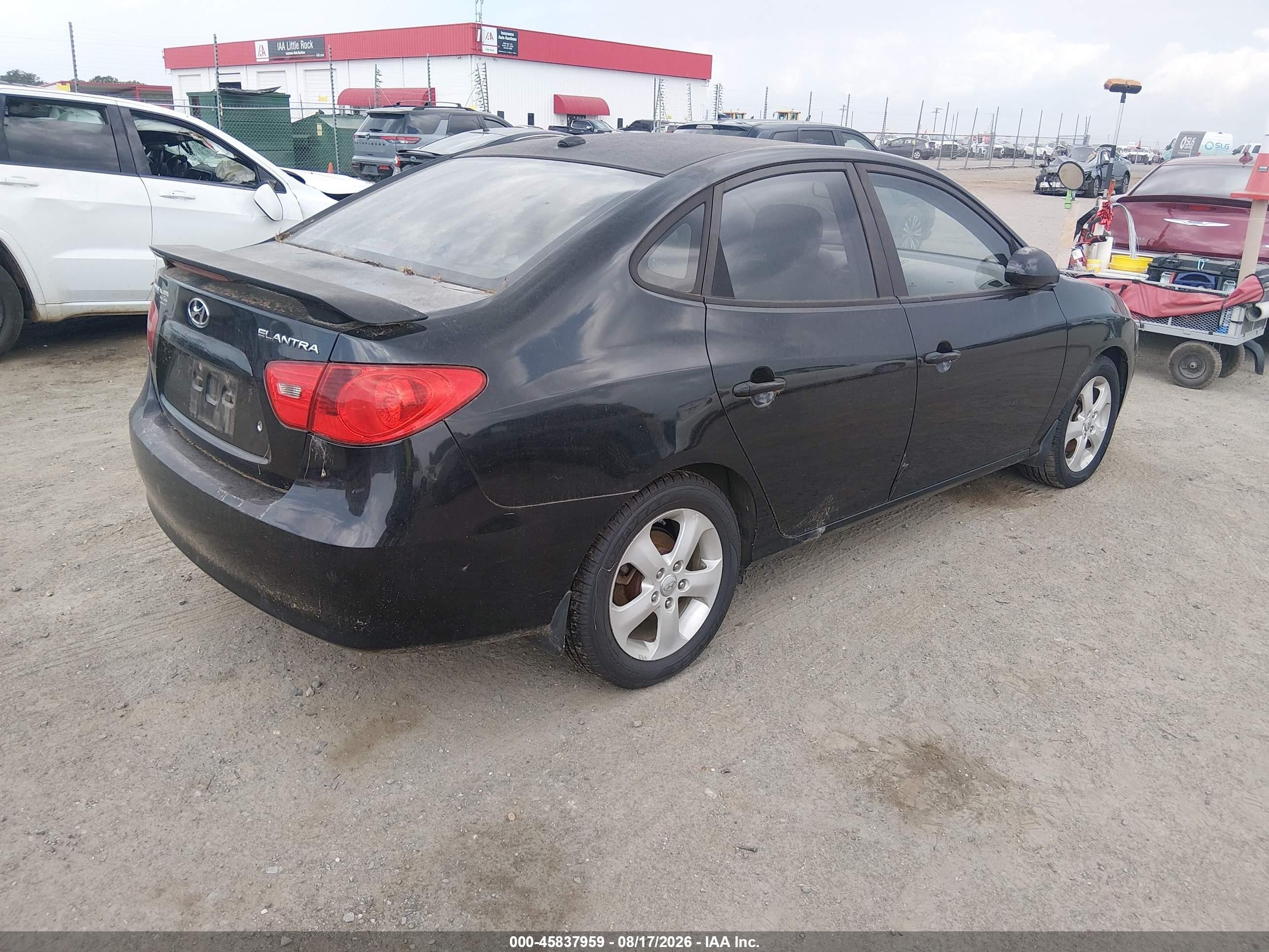 2009 Hyundai Elantra Se Black vin: KMHDU46D49U604935