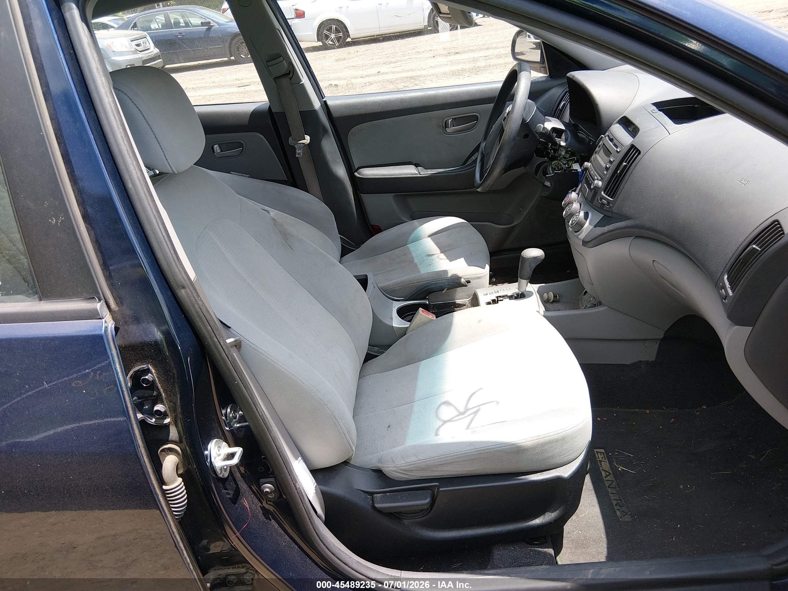 2009 Hyundai Elantra Gls Синий vin: KMHDU46D49U616857