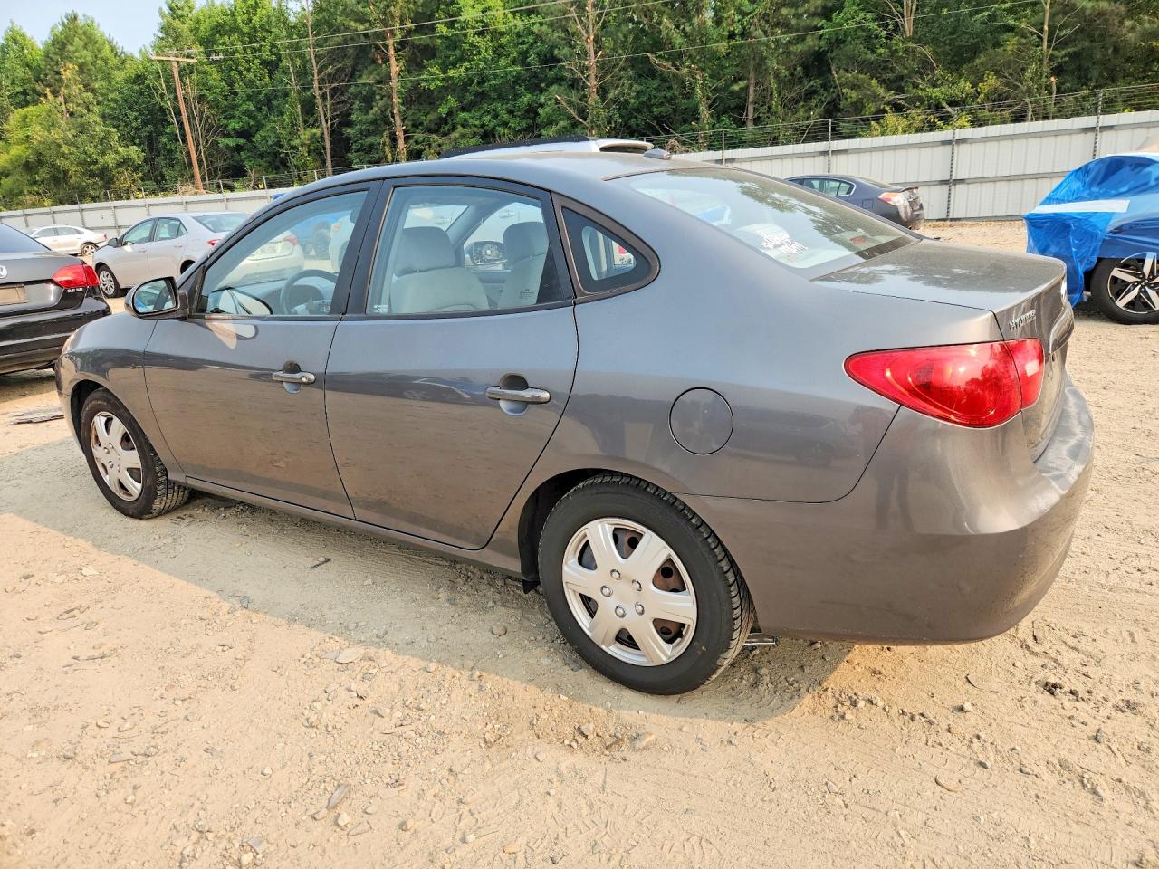 2009 Hyundai Elantra Gls Gray vin: KMHDU46D49U620262