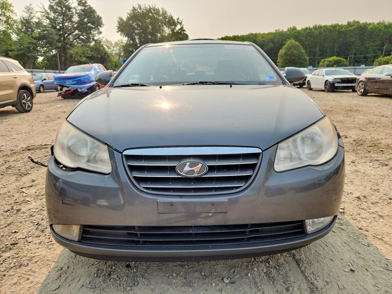 2009 Hyundai Elantra Gls Gray vin: KMHDU46D49U620262