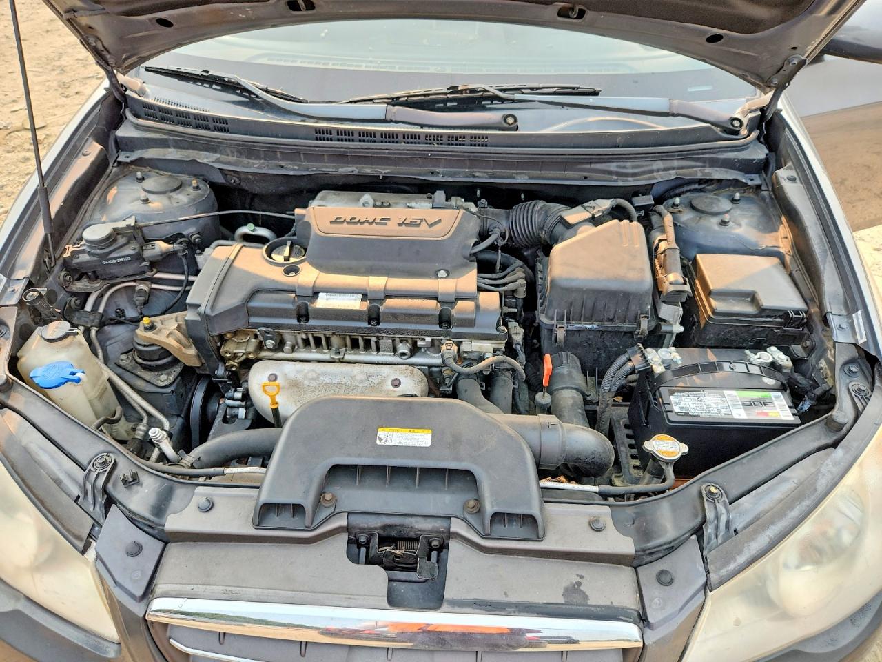 2009 Hyundai Elantra Gls Gray vin: KMHDU46D49U620262