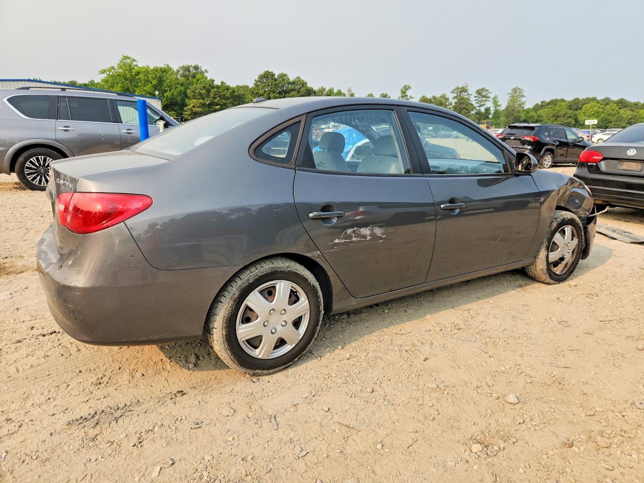2009 Hyundai Elantra Gls Gray vin: KMHDU46D49U620262