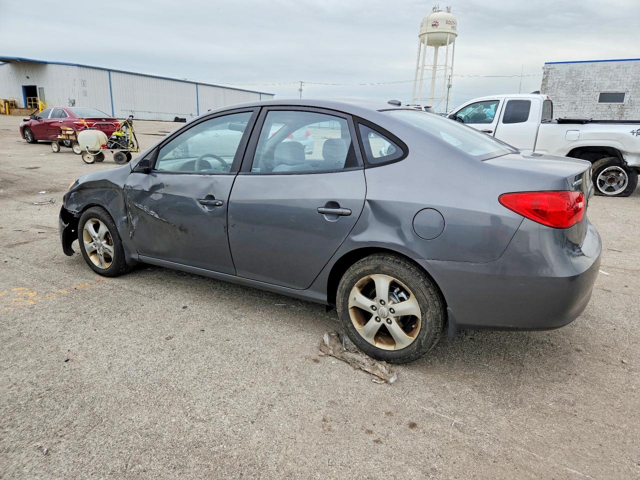 2009 Hyundai Elantra Se Gray vin: KMHDU46D49U629026