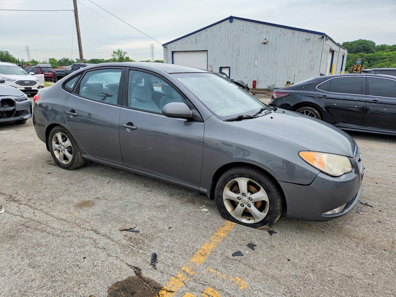 2009 Hyundai Elantra Se Gray vin: KMHDU46D49U629026