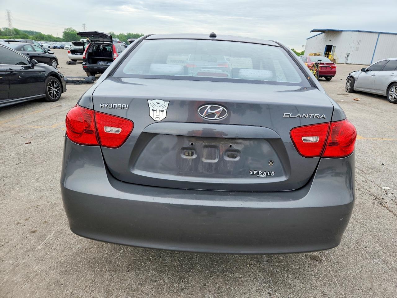 2009 Hyundai Elantra Se Gray vin: KMHDU46D49U629026