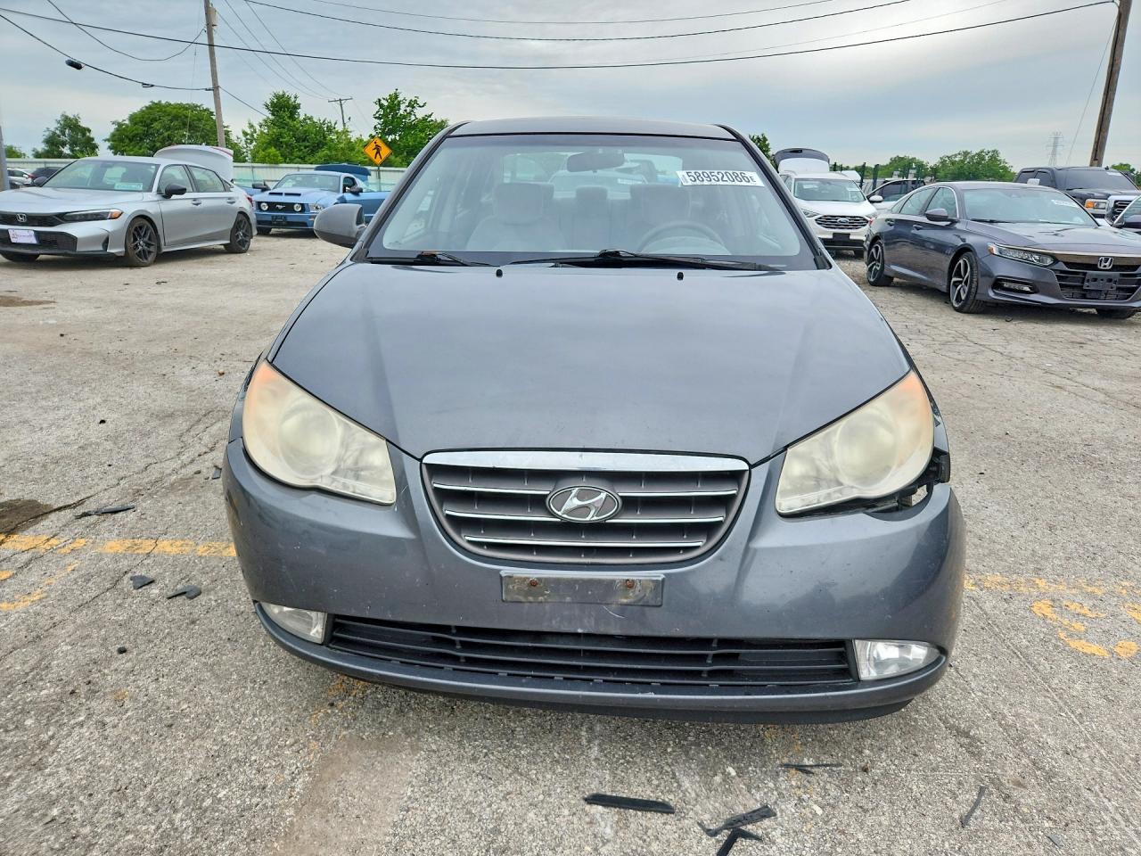 2009 Hyundai Elantra Se Gray vin: KMHDU46D49U629026