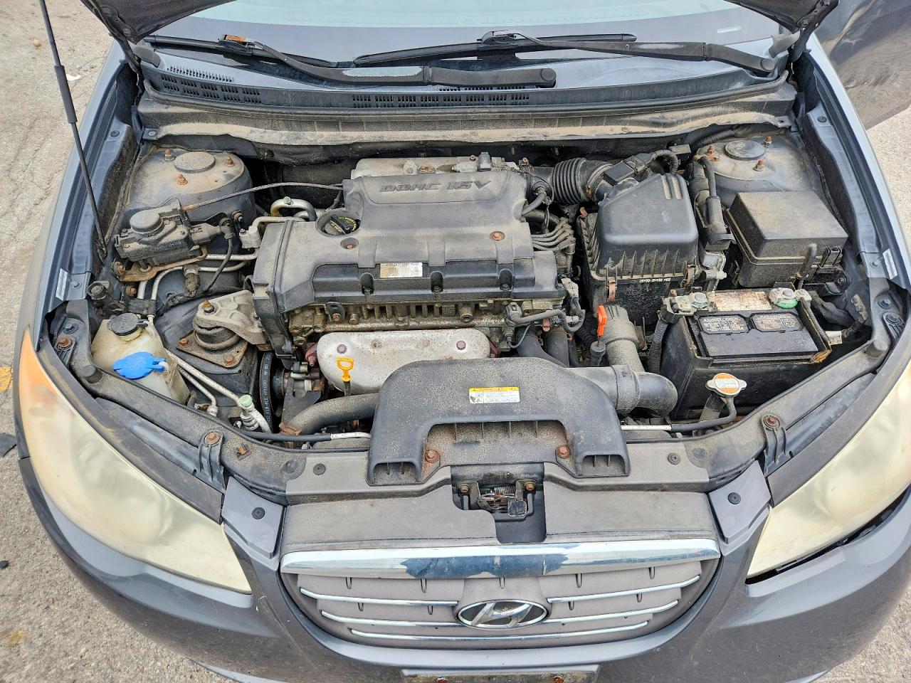2009 Hyundai Elantra Se Gray vin: KMHDU46D49U629026