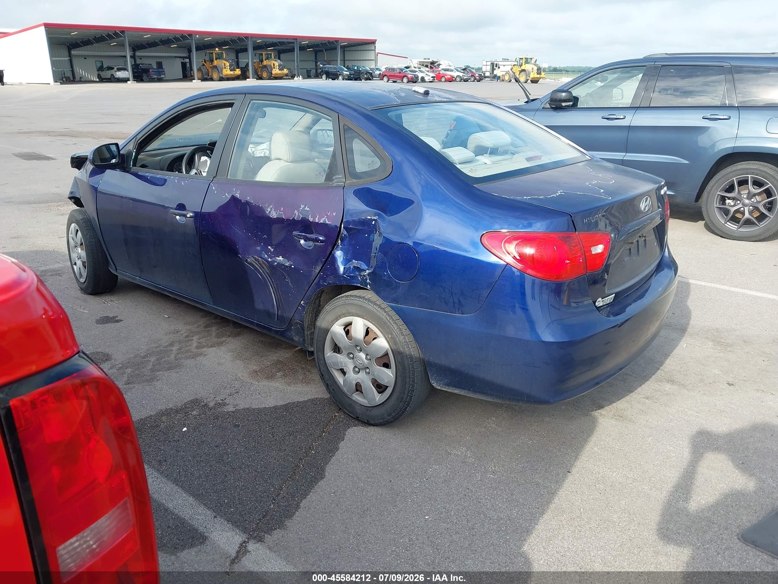 2009 Hyundai Elantra Gls Blue vin: KMHDU46D49U640480