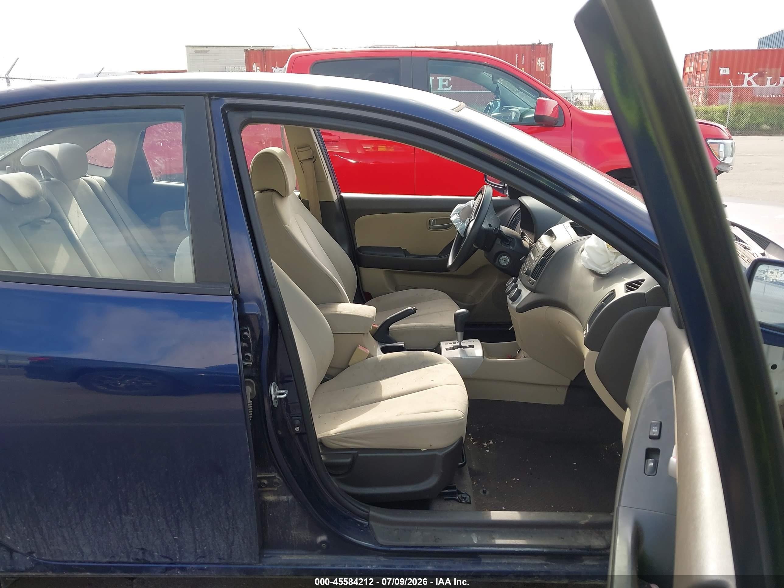 2009 Hyundai Elantra Gls Blue vin: KMHDU46D49U640480