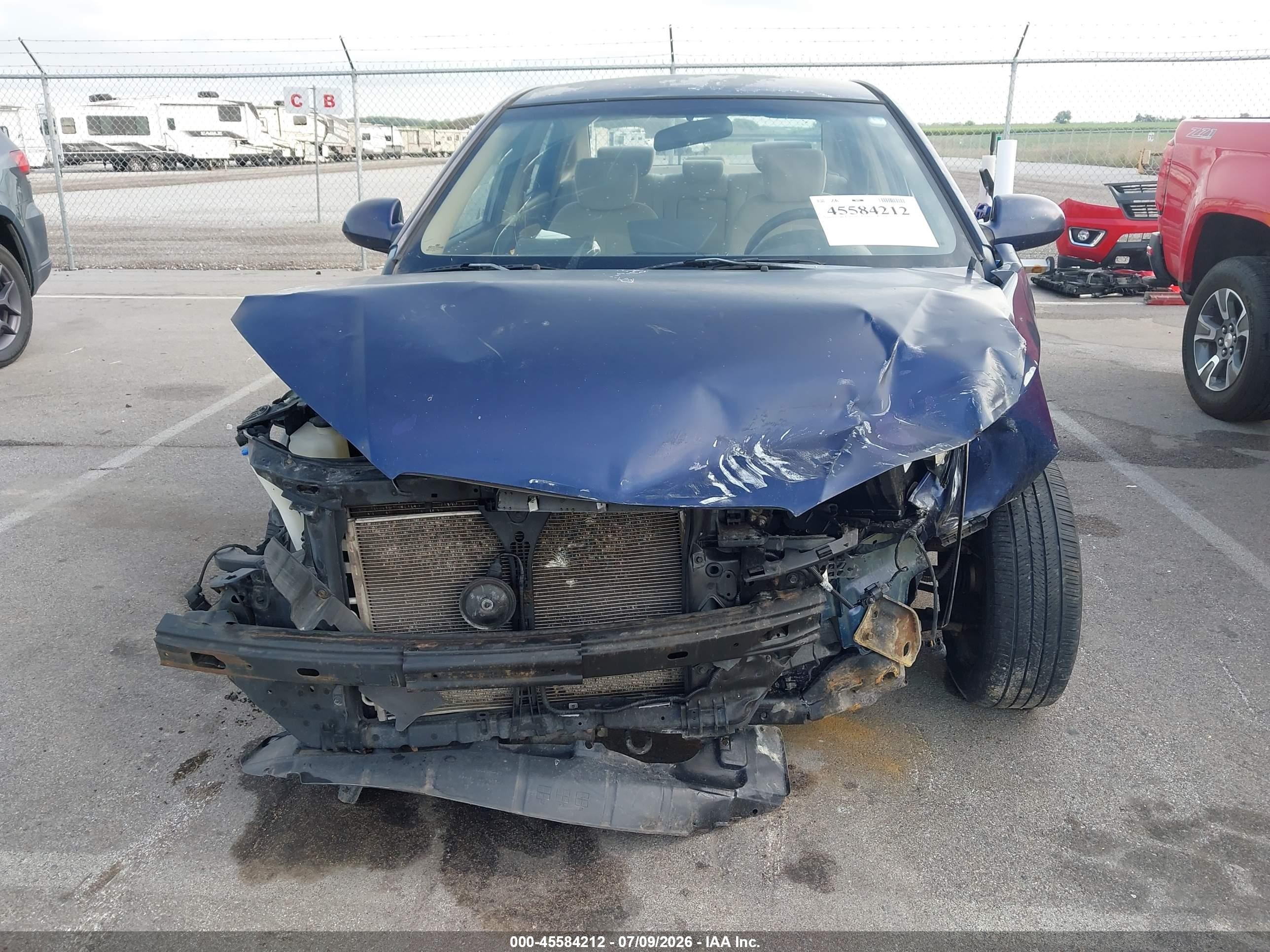2009 Hyundai Elantra Gls Blue vin: KMHDU46D49U640480