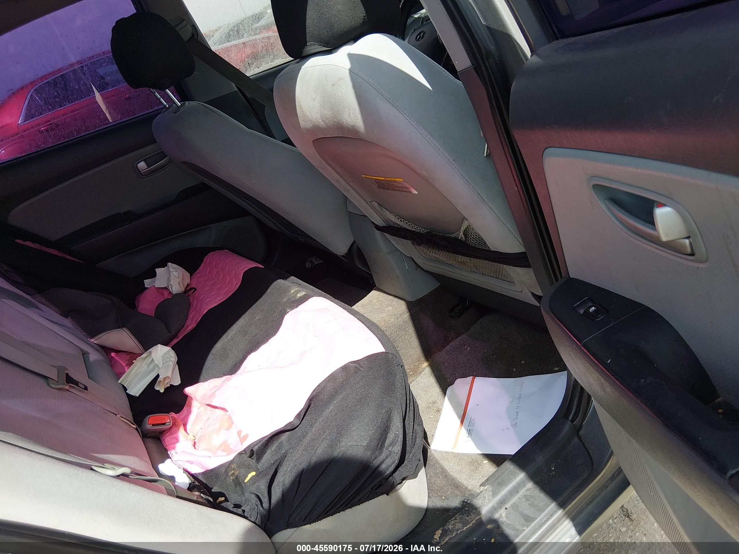 2009 Hyundai Elantra Gls Серый vin: KMHDU46D49U644304