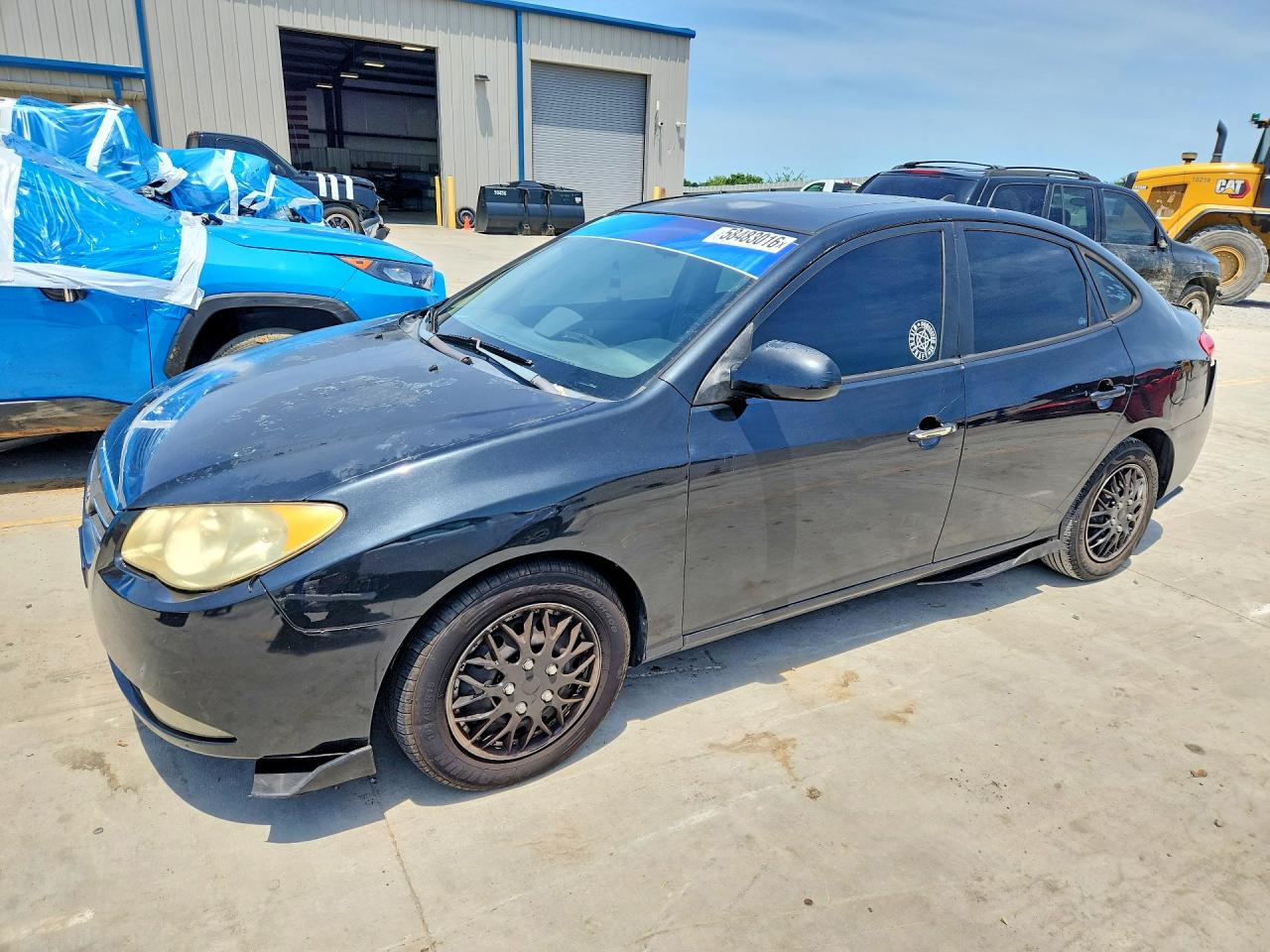 2009 Hyundai Elantra Gls Black vin: KMHDU46D49U651740
