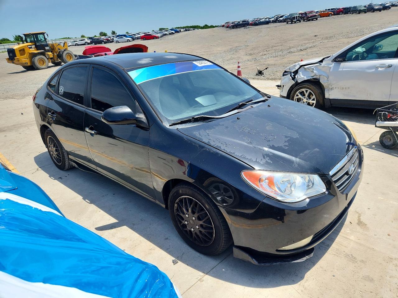 2009 Hyundai Elantra Gls Black vin: KMHDU46D49U651740
