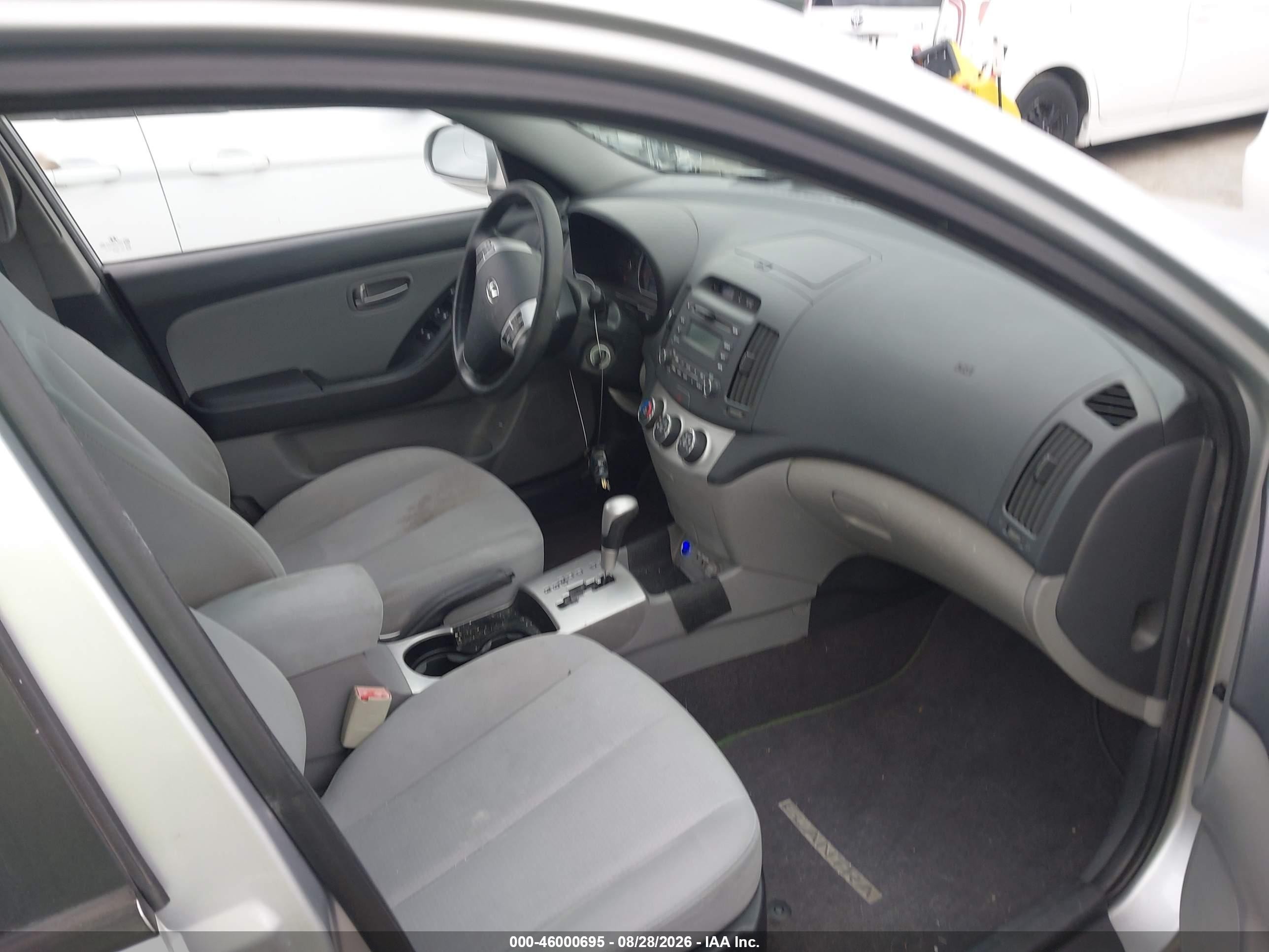2009 Hyundai Elantra Se Silver vin: KMHDU46D49U659420