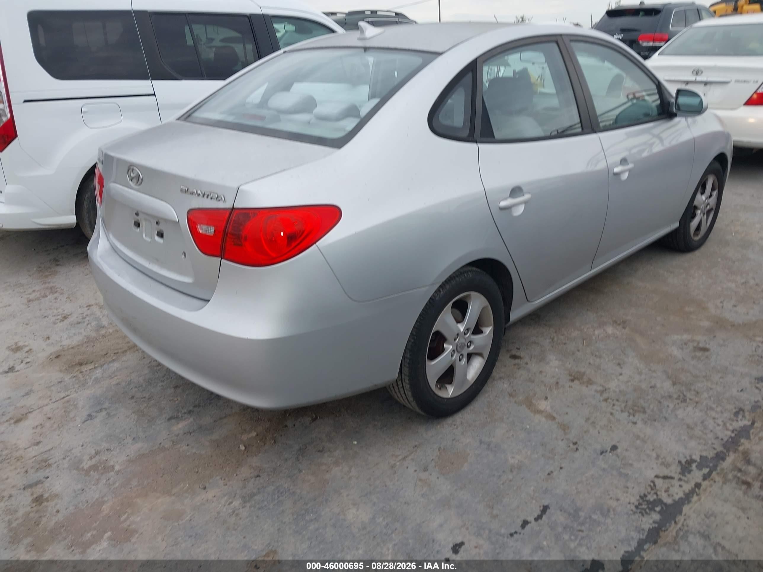 2009 Hyundai Elantra Se Silver vin: KMHDU46D49U659420