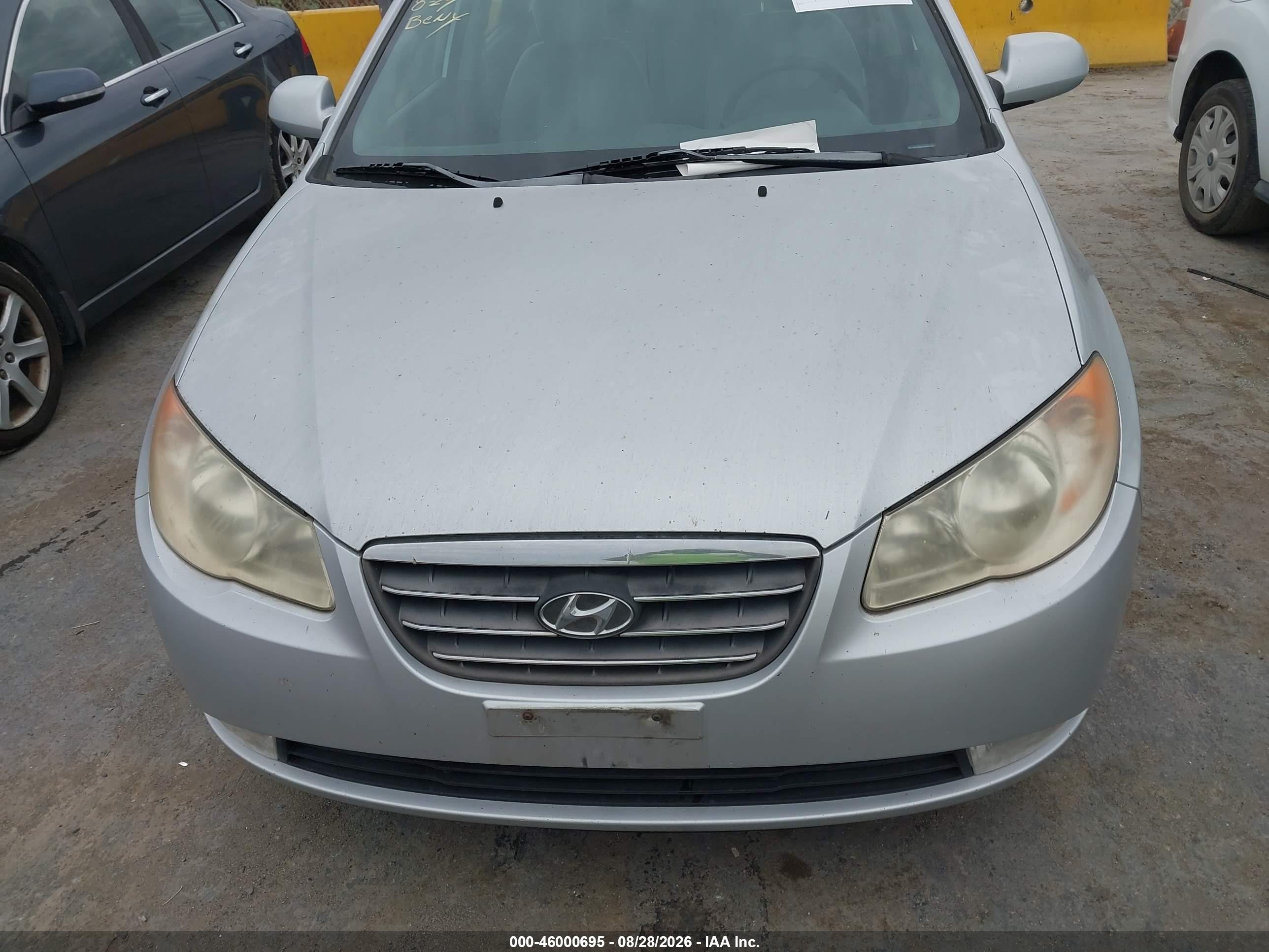 2009 Hyundai Elantra Se Silver vin: KMHDU46D49U659420